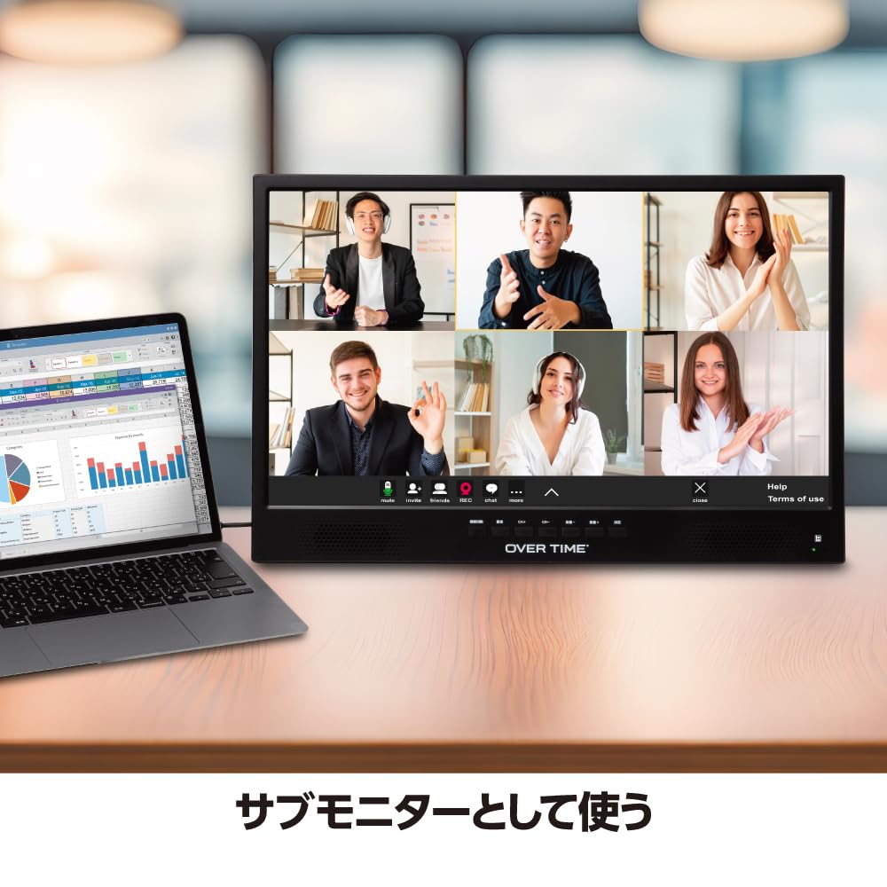Amazon | OVER TIME 22V型フルハイビジョン録画機能付きポータブル