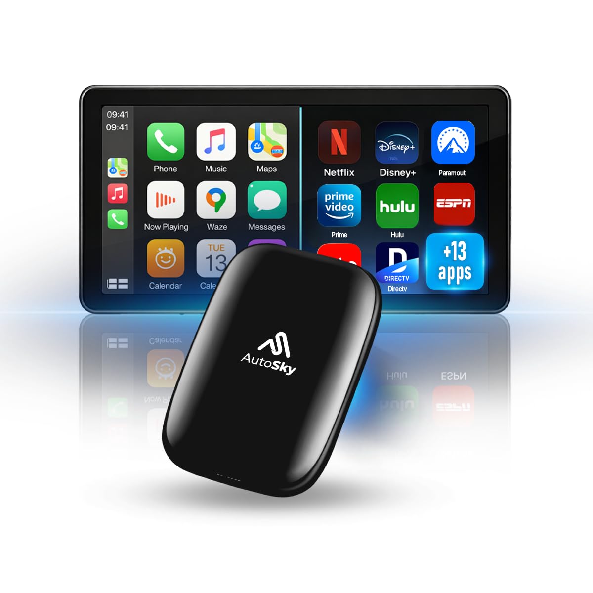 Amazon.com: Wireless Car Video AI Box Flex – Stream Netflix, Hulu