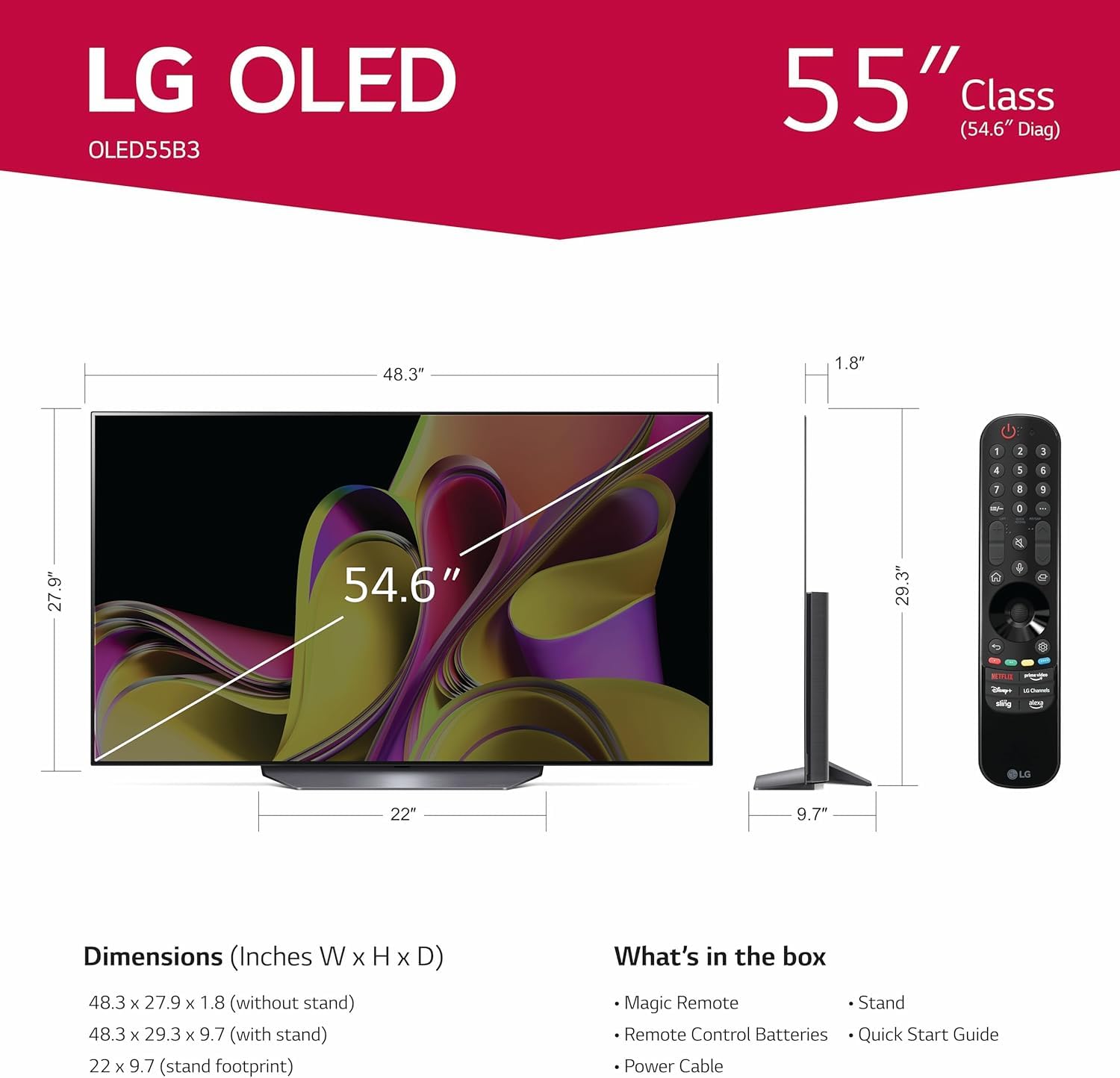 【ほぼ新品】LG OLED 有機EL OLED55 B3 Amazon.com: LG B3 Series 55