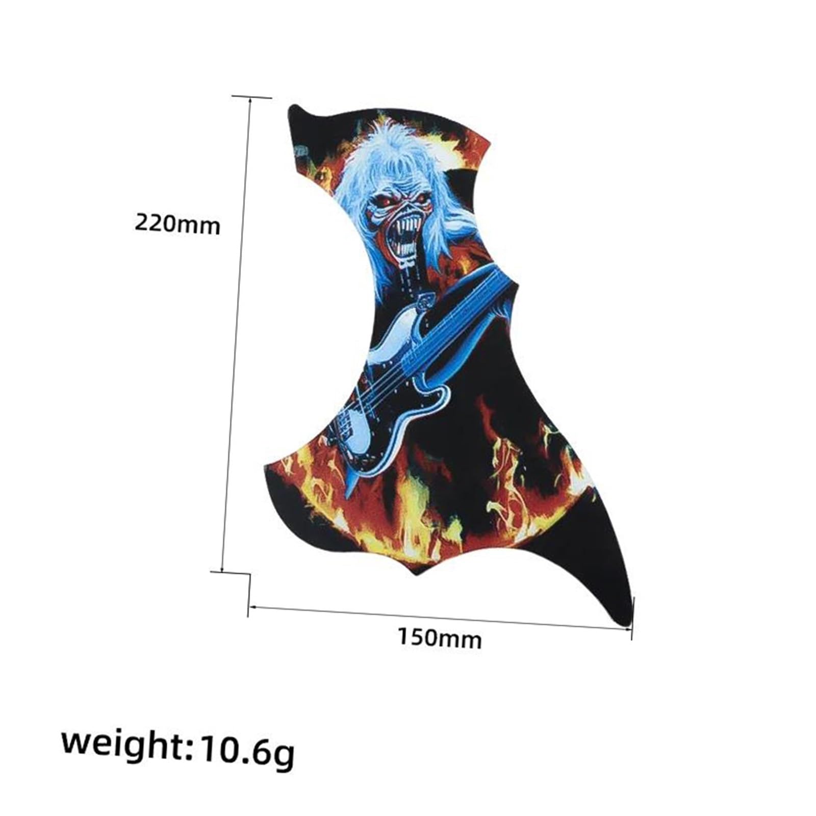 Pickguard do gitary akustycznej dla początkujących Ochraniacz na płytkę gitary akustycznej trwały w użyciu antypoślizgowy(A)
