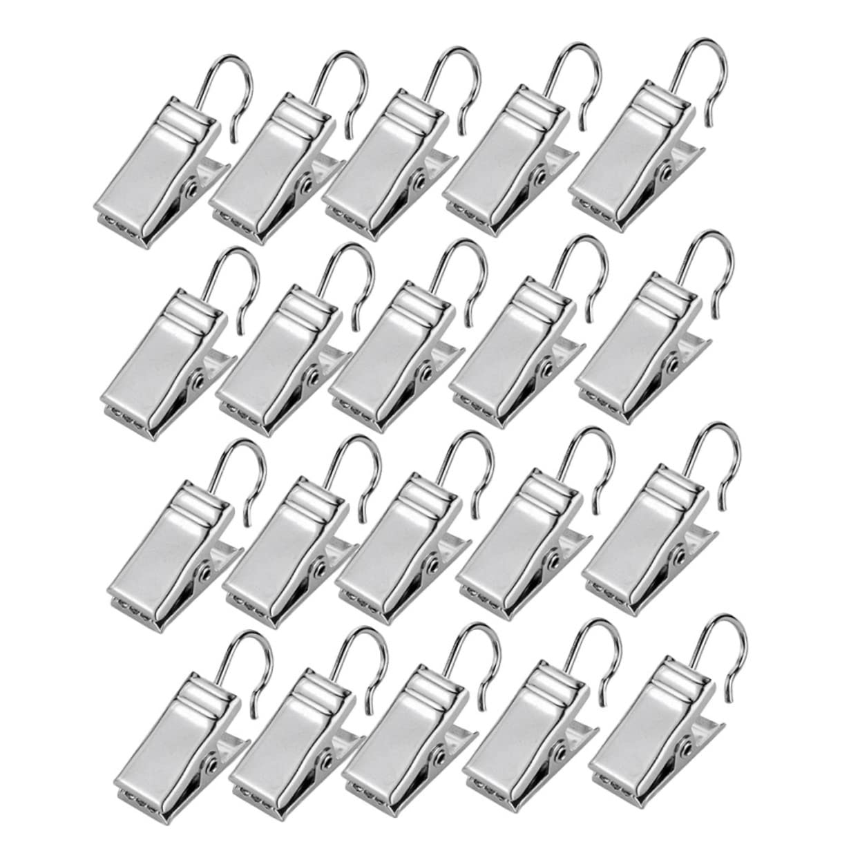 Cabilock Metal Clips for Hanging Lights 120 Pcs s Hooks Wire Holder for Outdoor Party Lights Hanger