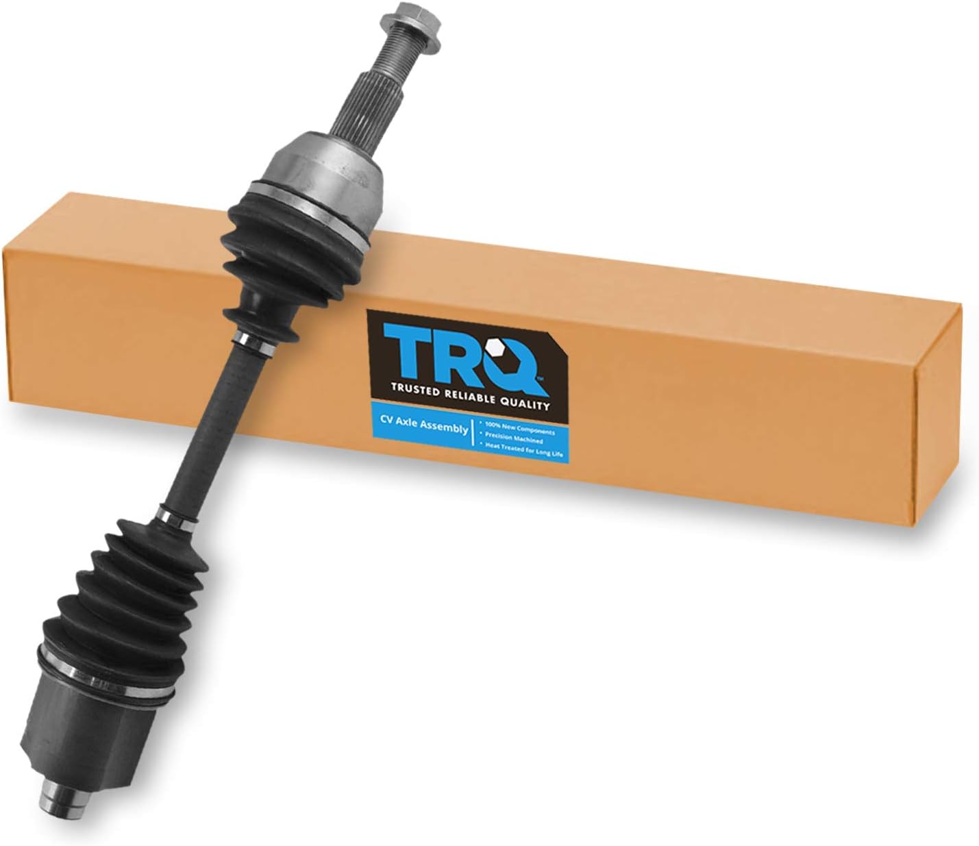 TRQ Front CV Axle Shaft Assembly Automatic Transmission Compatible with 2005-2008 Saturn Vue L4 2.2L 2.4L FWD Driver or Passenger Side