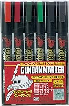 GSI Creos Gundam Marker Zeon Set (6 Markers)