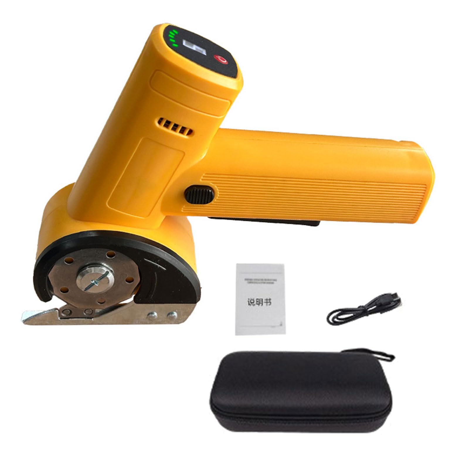 Electric Fabric Scissors USB Recharging Cordless Sewing Scissors Battery Powered Cardboard Cutter for Upholstery Project Fabric