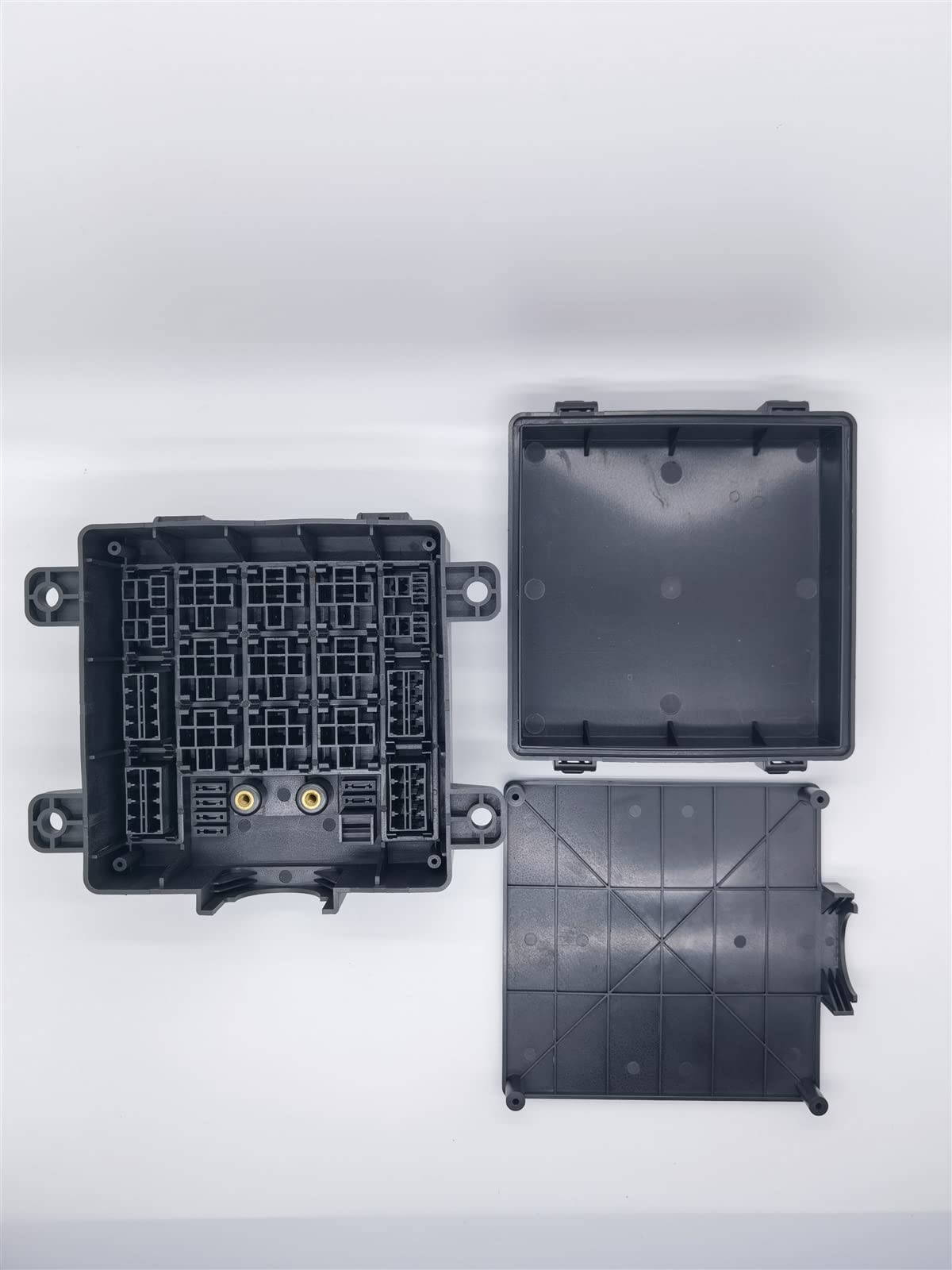 Supporto for scatola portafusibili a lama con blocco fusibili a lama automatica a più vie con fusibili e relè 5A/10A/15A/20A