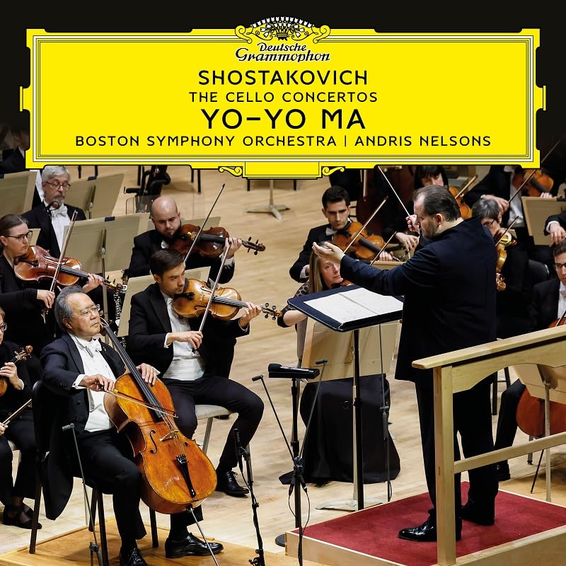 【売約済】バーンスタイン／ショスタコーヴィチ第5番、チェロ協奏曲　ヨーヨー・マ ショスタコーヴィチ交響曲第5番 バーンスタイン チェロ協奏曲