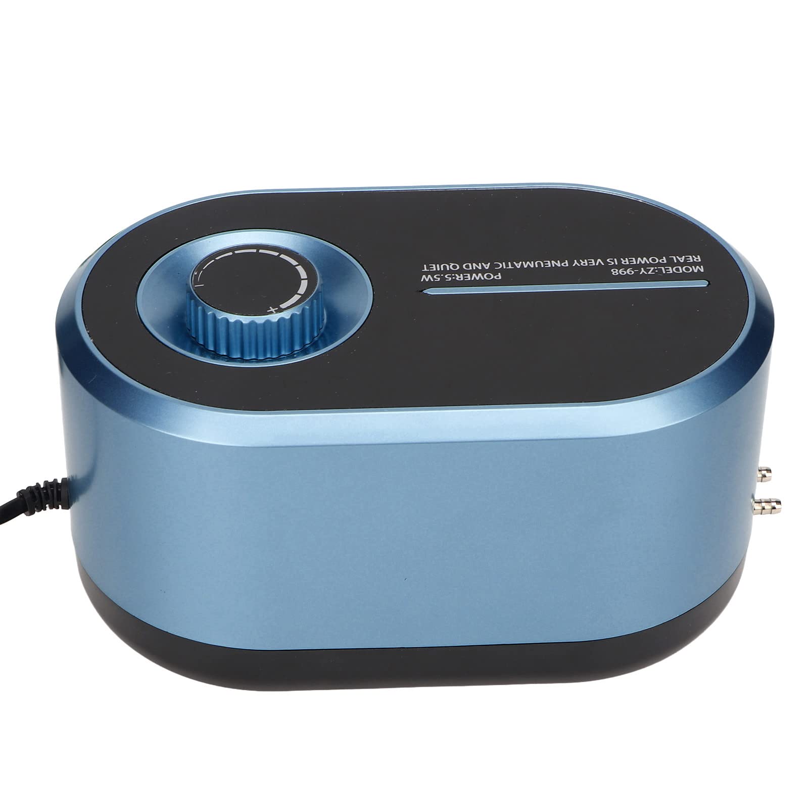 Naroote Bomba de Aire del Acuario, ACUARIUM Oxygen ABS, Gran Volumen de Aire, Extremadamente Silencioso, Multi-Purpose-Double Hole para Accesorios de Acuarios