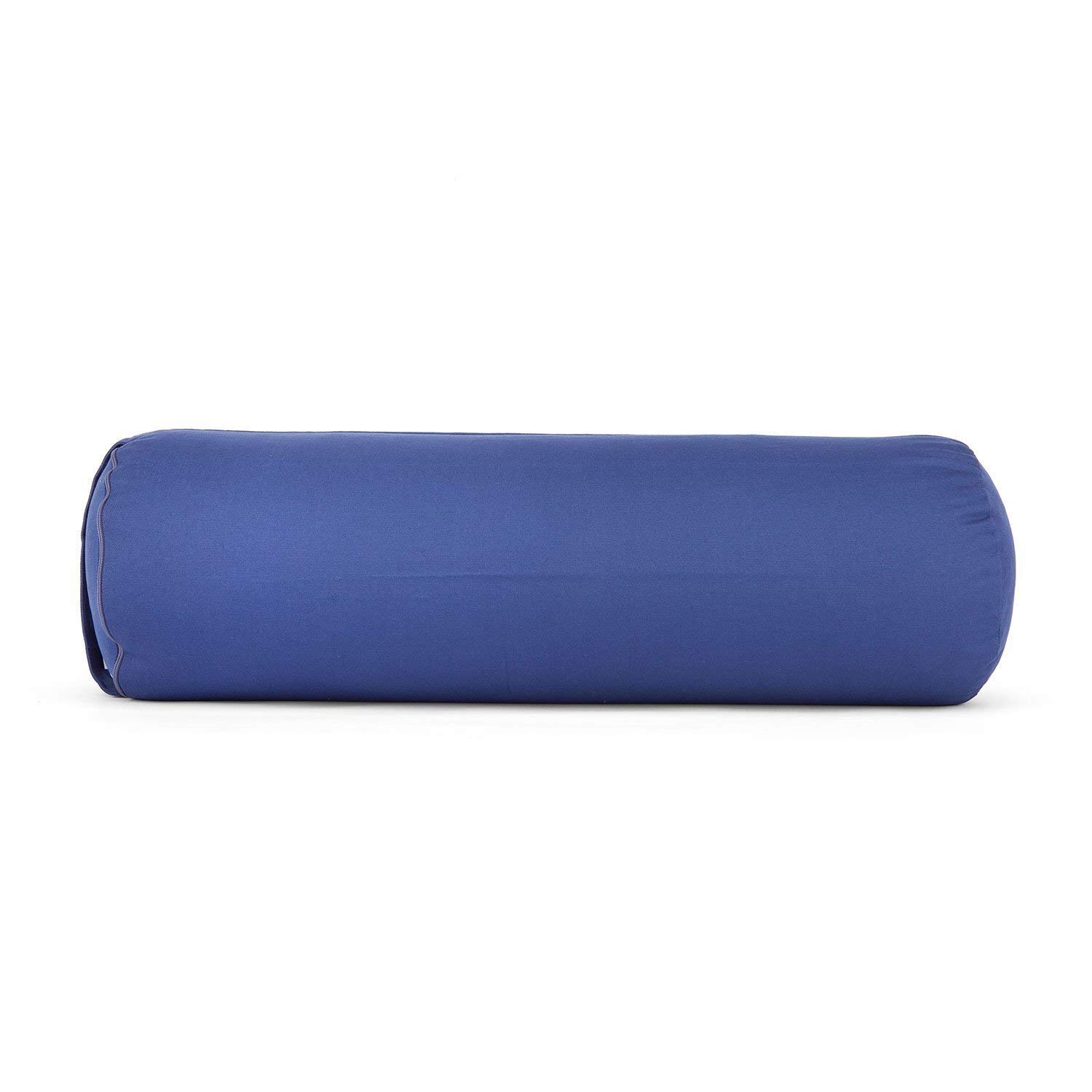 Bodhi Coussin de yoga | Série Eco | Rouleau de yoga avec rembourrage en kapok | Housse lavable en 100 % coton bio | Coussin de yoga pour yoga restaurable | Grand 65 x 22 cm