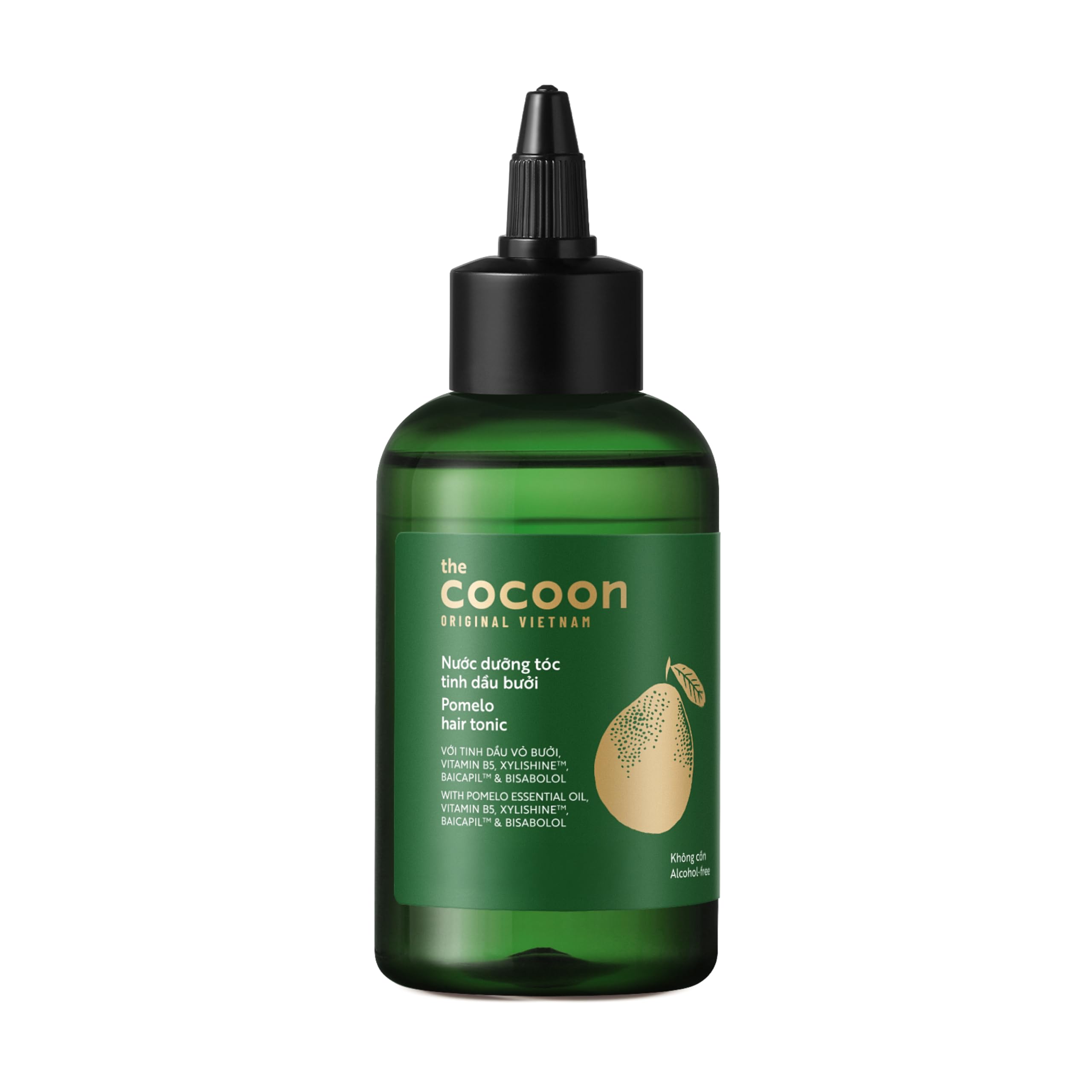 COCOONORIGINAL Cocoon Grejpfrutowy tonik do włosów Olejek grejpfrutowy do włosów Wegańskie serum do skóry głowy Zabieg na cienkie, zniszczone i łamliwe włosy Gładkie i zredukowane