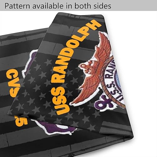 Miniatura 5 de LEILEIflag Bandera de jardín USS Randolph CVS-15 bandera de casa al aire libre banderas de doble cara