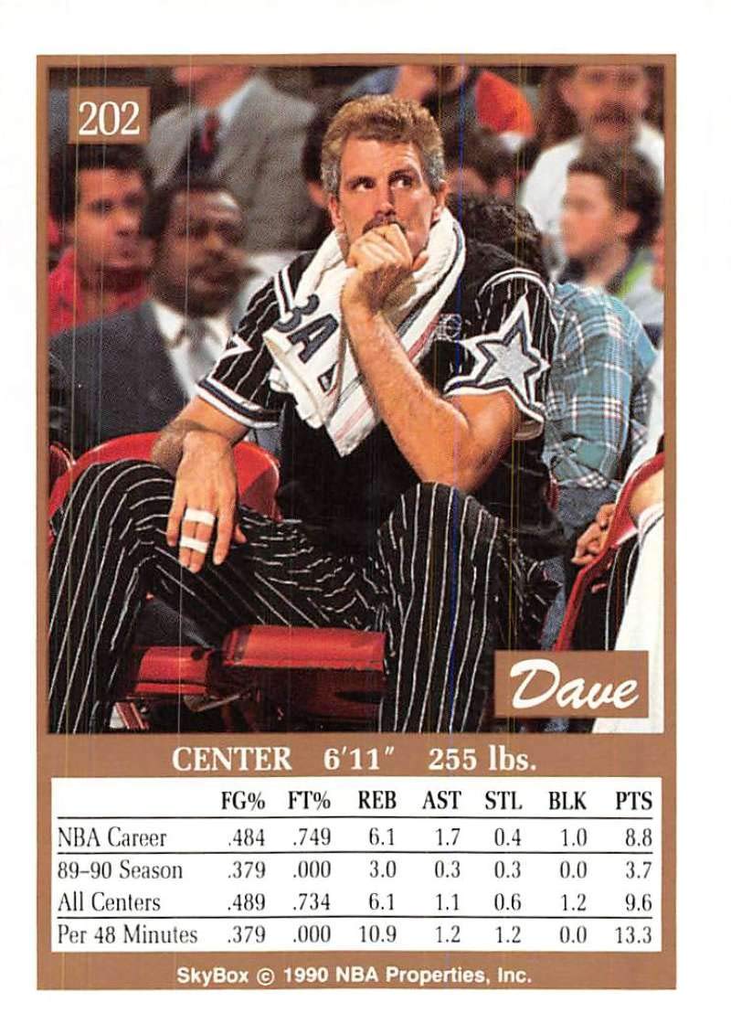 Amazon.com: 1990-91 SkyBox Basketball #202 Dave Corzine SP Short