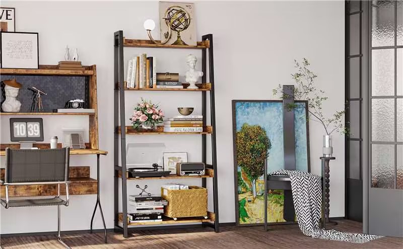 Amazon.com: IRONCK Industrial Bookshelf 5-Tier 31.5 in Wide