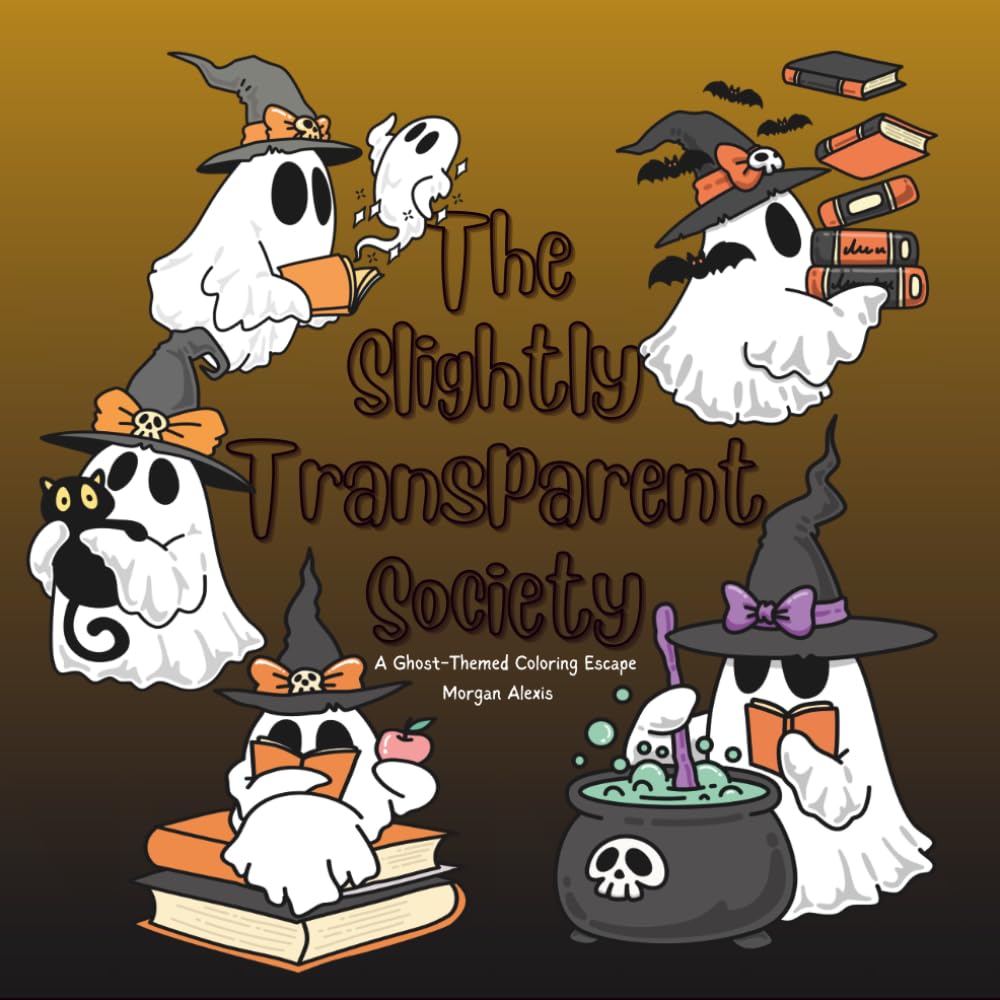 The Slightly Transparent Society: A Ghost-Themed Coloring Escape