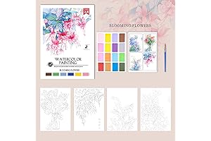 RGBMIX 8x11'' Watercolor Coloring Paper: Unleash Your Creativity with Vibrant Colors