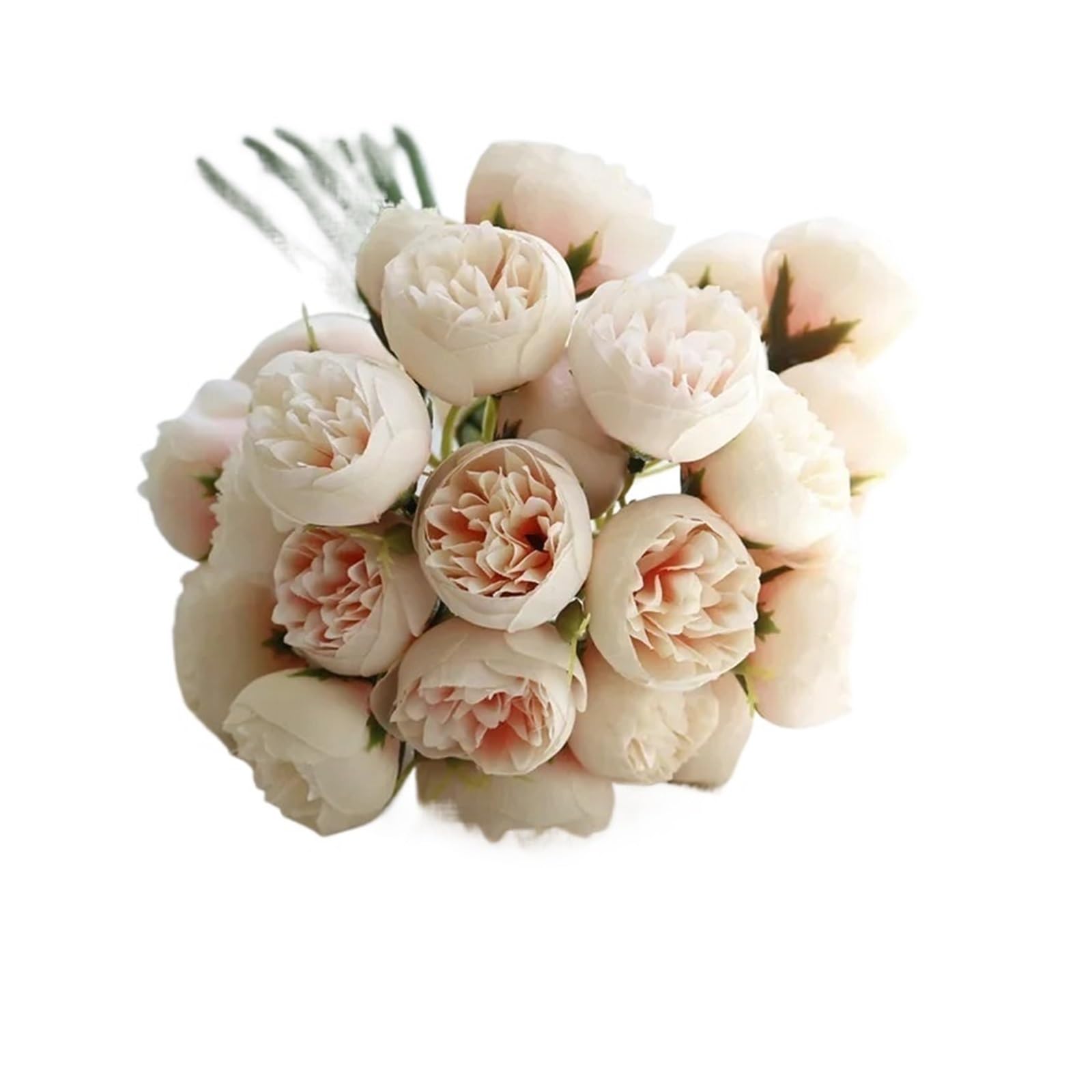 MWAHJU Peony Artificial Flowers Silk Bouquet Roses Fake Flower For Table Vase Arrange Home Wedding Decoration For Home