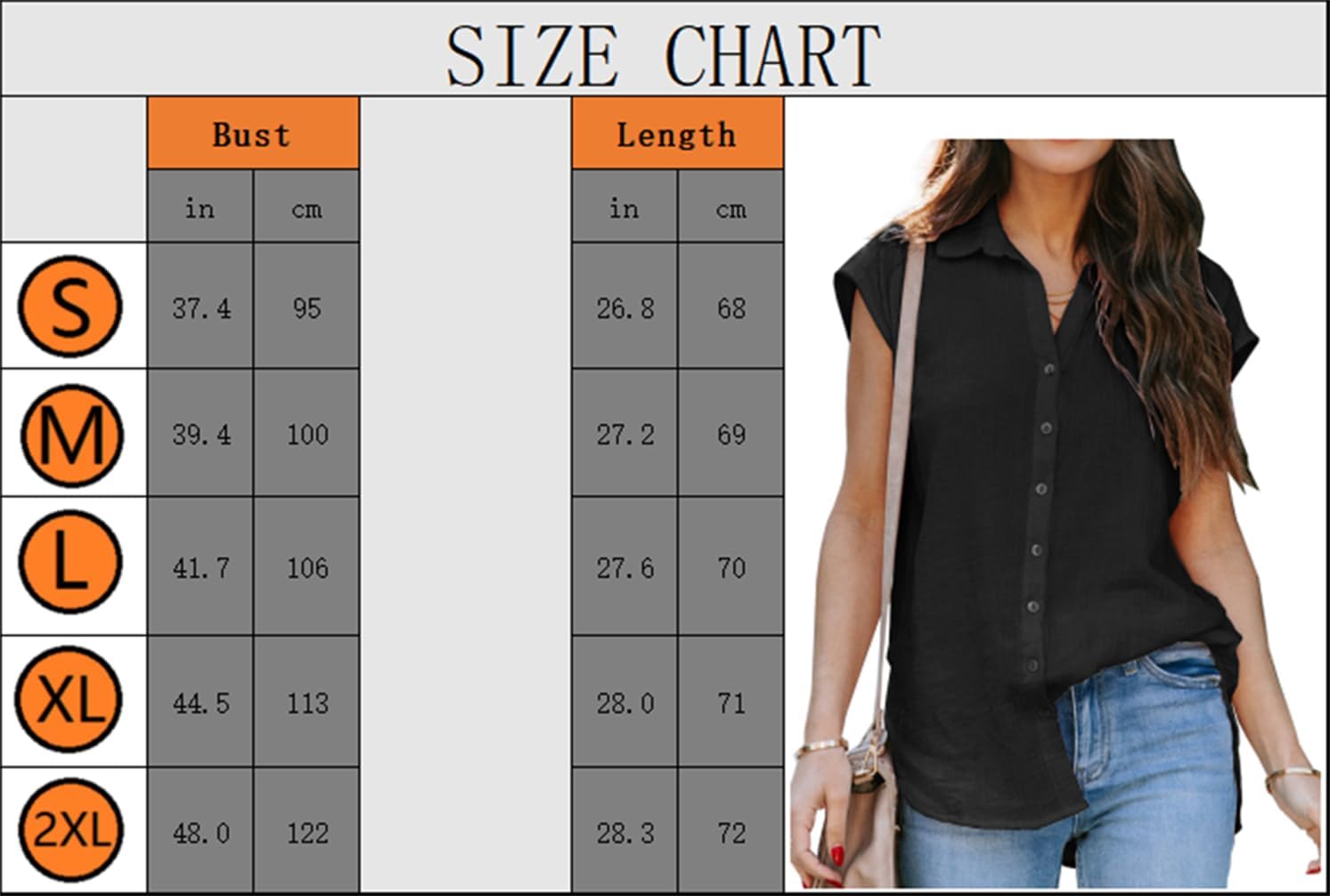 ZC&GF Women's V Neck Short Sleeve Button Down Shirts Casual Chiffon Blouses Tops - Image 6