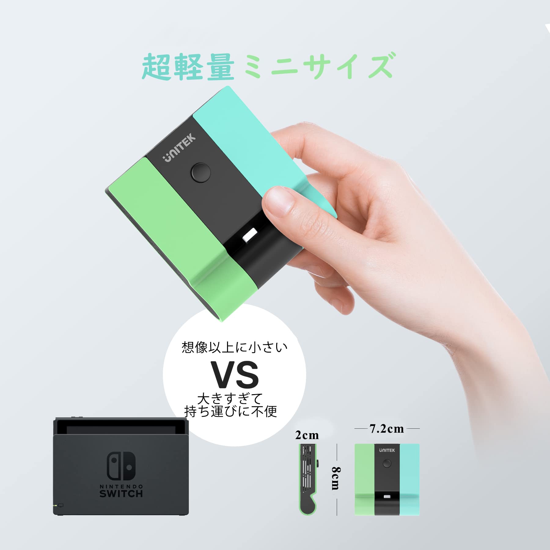 Amazon.co.jp: 3in1多機能switchドック Unitek 充電しながら