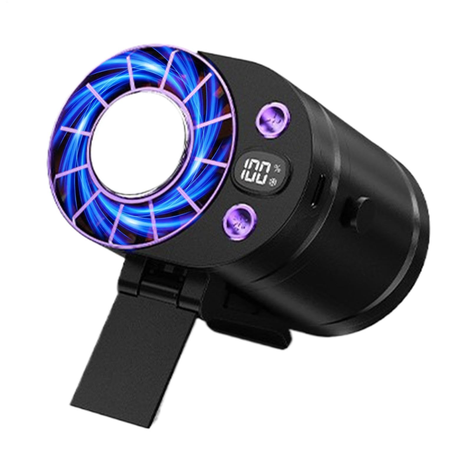 Ventilatore a Clip Quieto Estivo Ricaricabile Display Digitale | Mini Ventilatore da Vita Clip per Camera da Ufficio Scuola Scrivania Viaggio Campeggio Esterno Spiaggia Gita