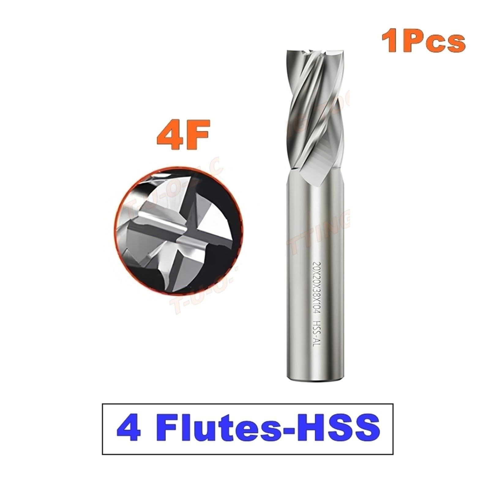 1pcs Flat End Mills