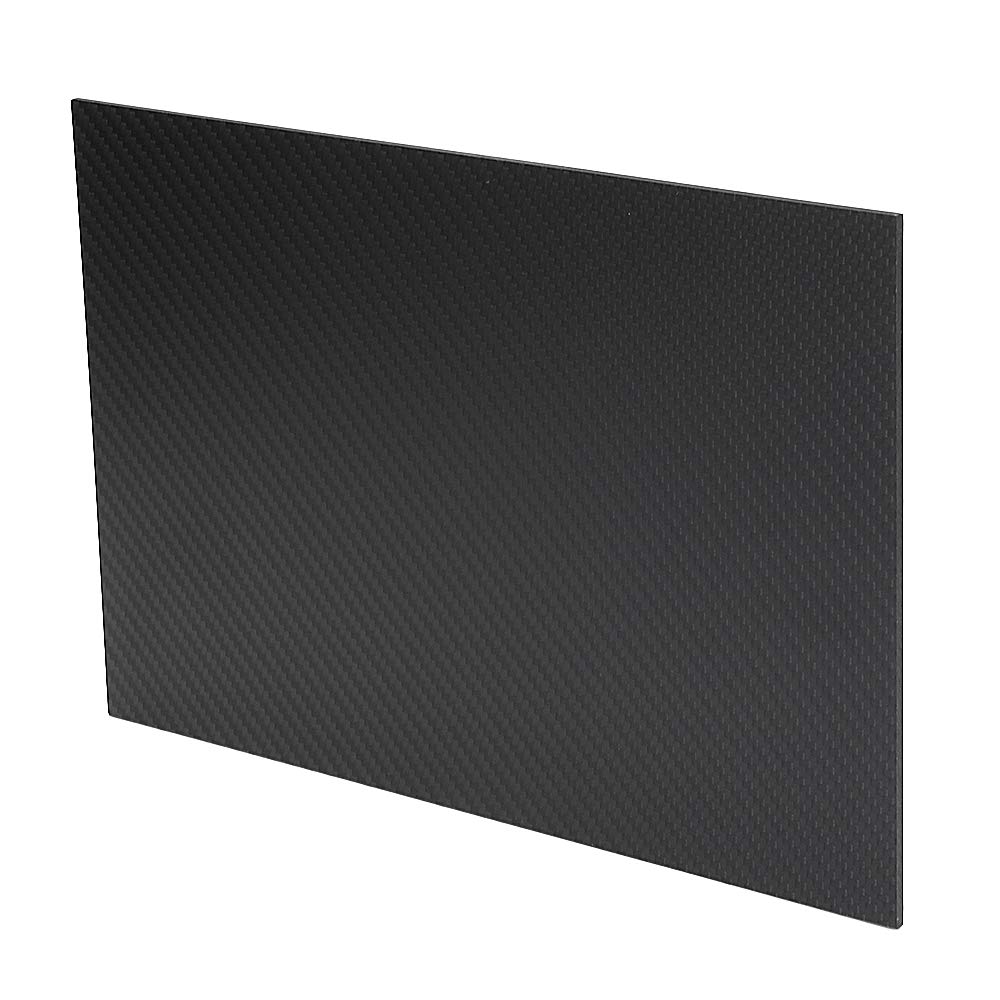 CCChaRLes 250X420Mm 3K Pannello In Fibra Di Carbonio Pannello In Fibra Di Carbonio Tessuto Opaco Pannello Opaco Spessore 0,5-5Mm - 0,5 millimetri