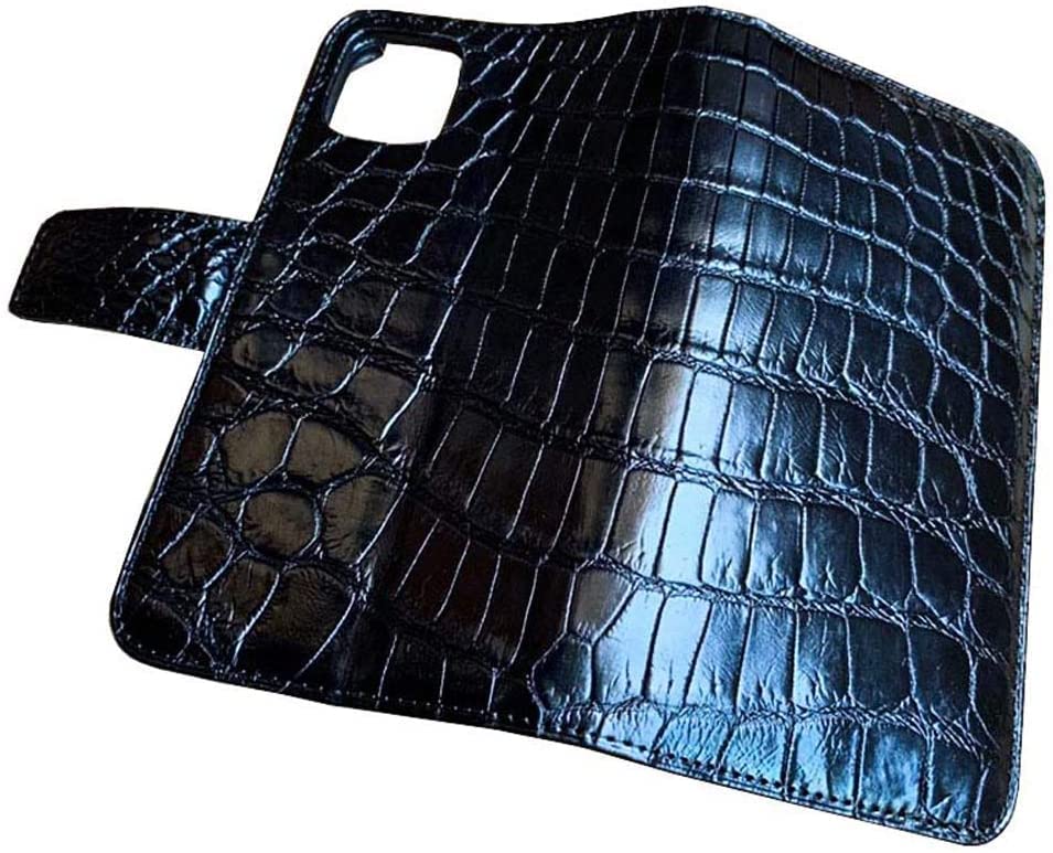 Étui portefeuille alligator pour iPhone 12 Mini idéal en voyage et au bureau