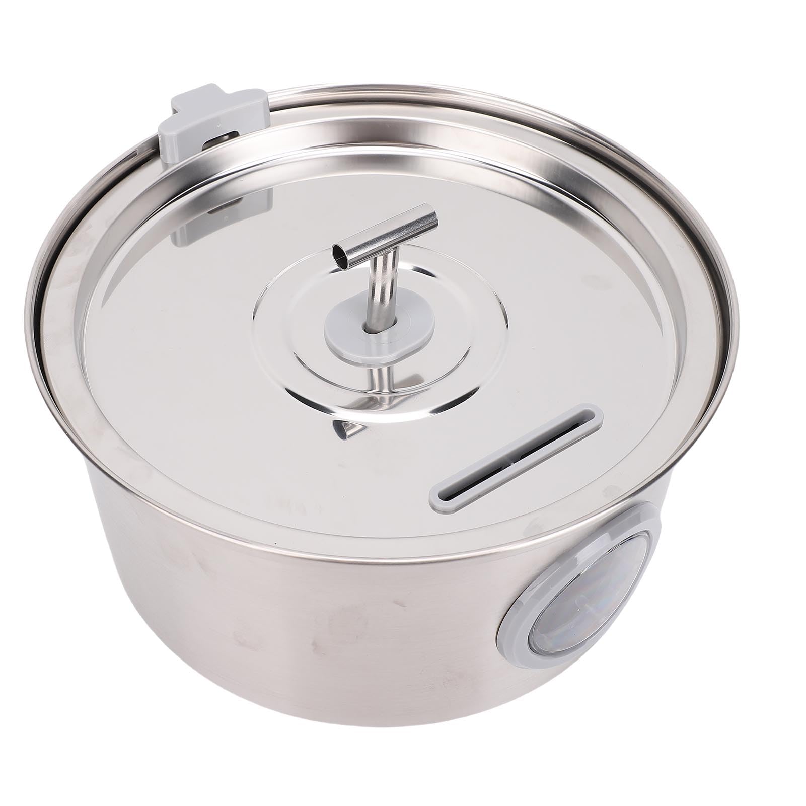 Topiky Fuente de Agua para Gatos de Acero Inoxidable, Dispensador Automático de Agua para Mascotas de 3,2 L, Fuente de Circulante Silenciosa para Perros y Gatos de Interior, Alimentador Filtrado de