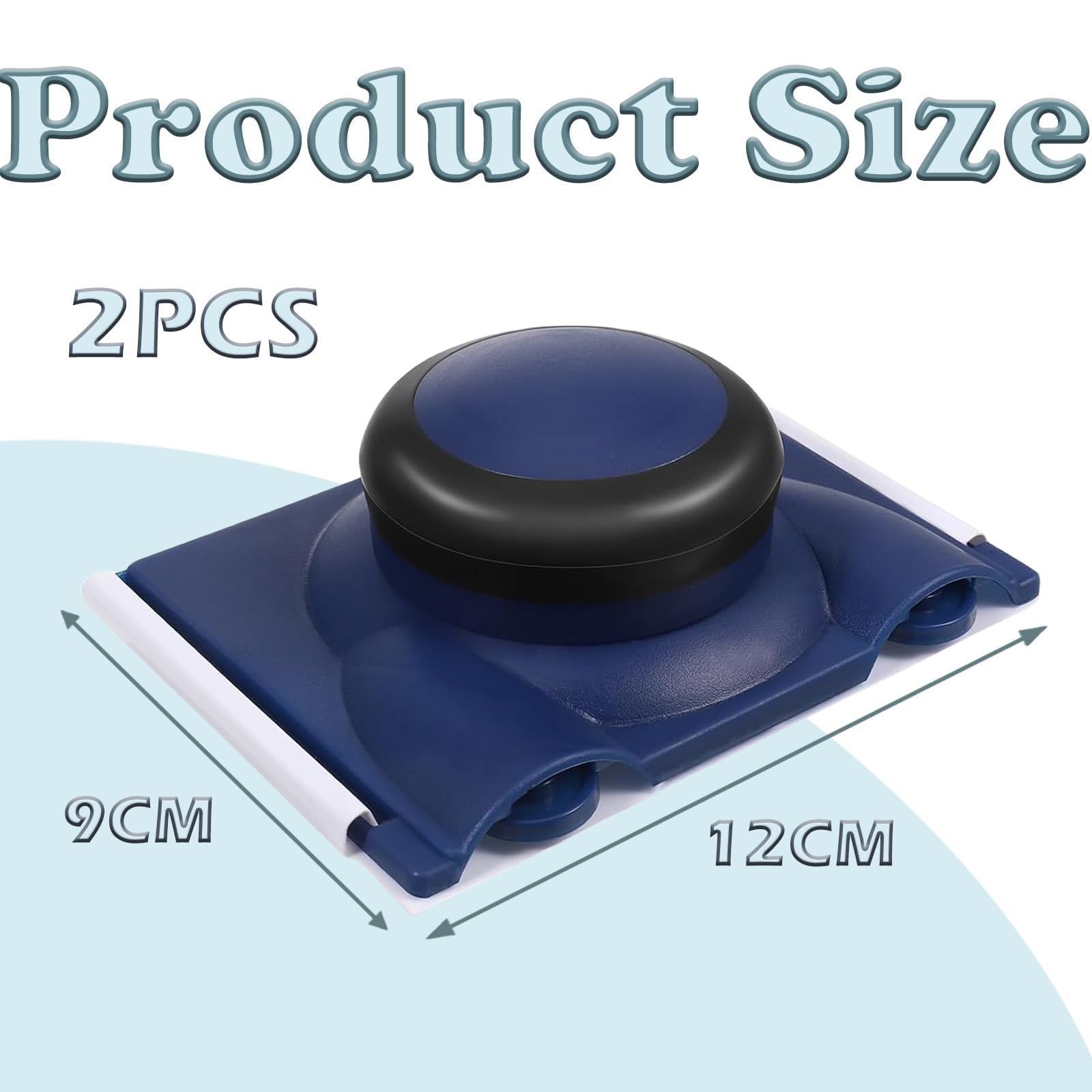 Lot de 2 coupe-bordures de peinture bleue pour couper les bordures de peinture - Outil pour peinture murale, coins et bords pour vous aider à appliquer la peinture uniformément droite