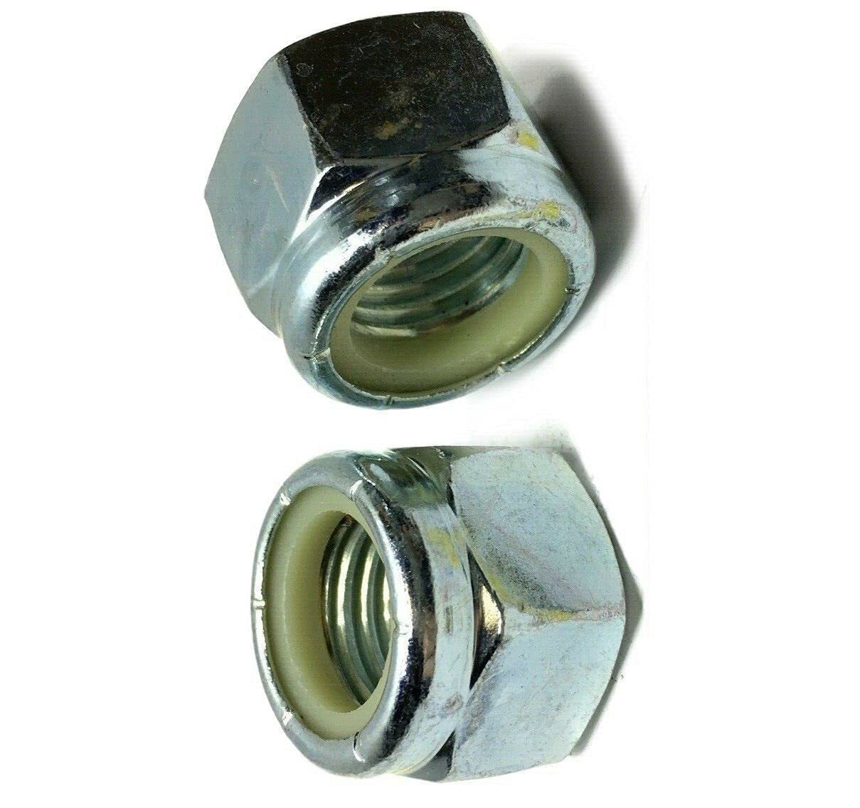 1/4-20 Nylon Insert Hex Lock Tuercas De Latón Macizo, Grado 360
