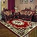 Produktbild RUG ZI LING Shop- Wohnzimmer Schlafzimmer Bett vorne Sofa Couchtisch Pad voll rechteckigen Teppich (Farbe : Rot, größe : 200x278cm)