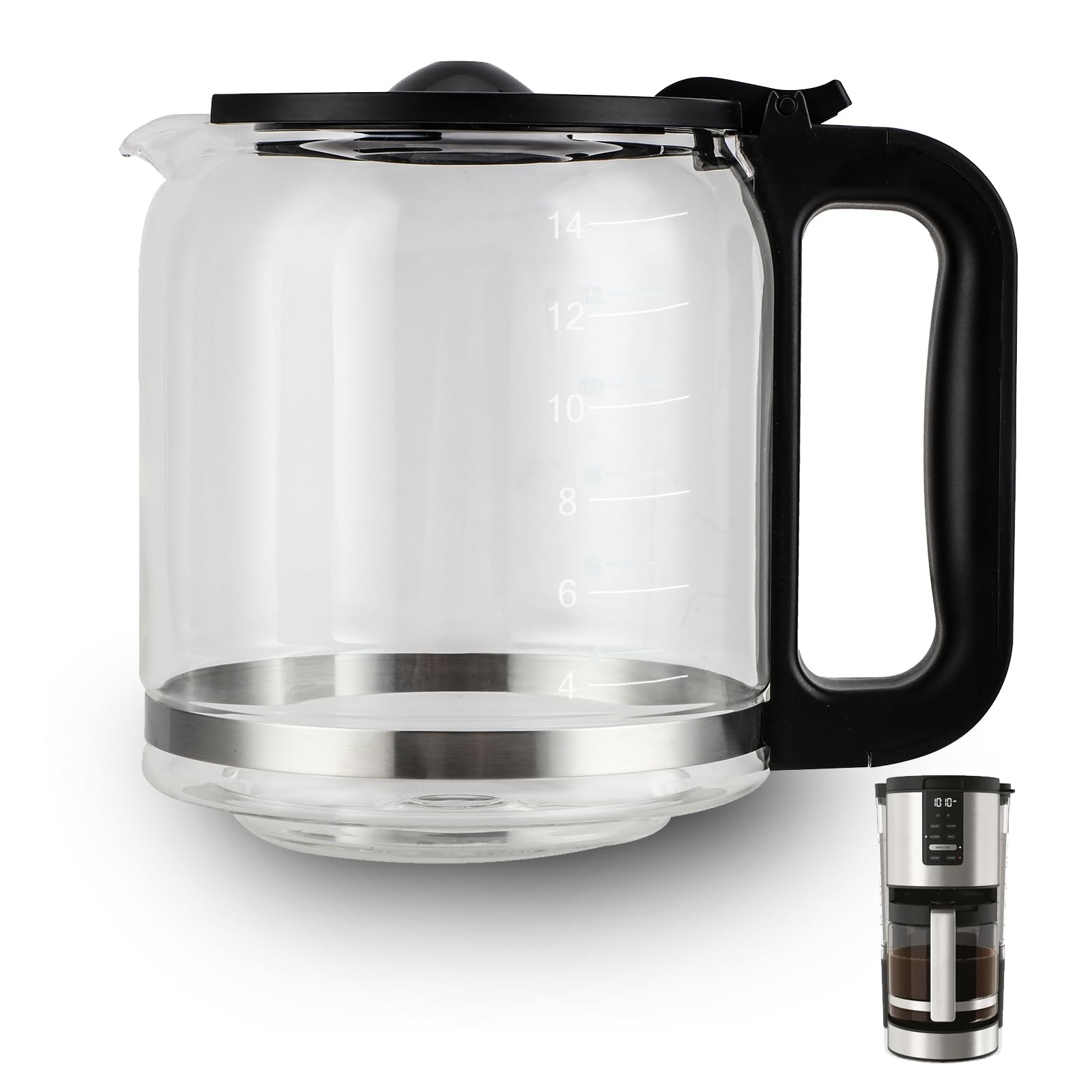 Amazon.com: 14 Cup Coffee Carafe Replacement Compatible with Ninja