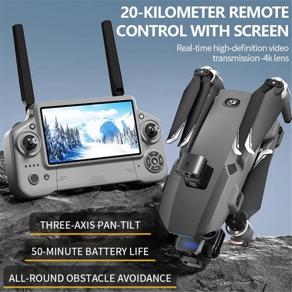 Quad battery,NO OAS,profesjonalny dron gps s880 z ekranem dotykowym, 3-osiowym gimbalem, zasięgiem 12 km i kamerą hd, bezszczotkowy, odpowiedni do fpv rc, do użytku na zewnątrz, prezent