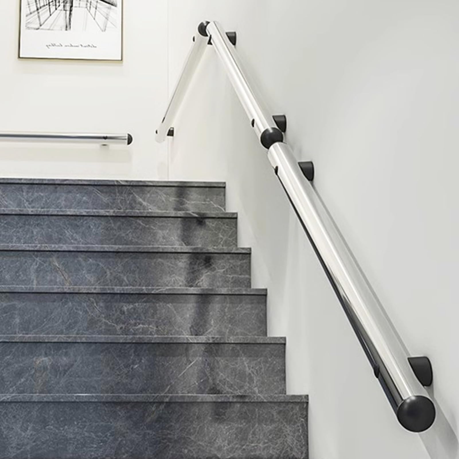Rampe d'extérieur en métal avec raccords pour un montage facile