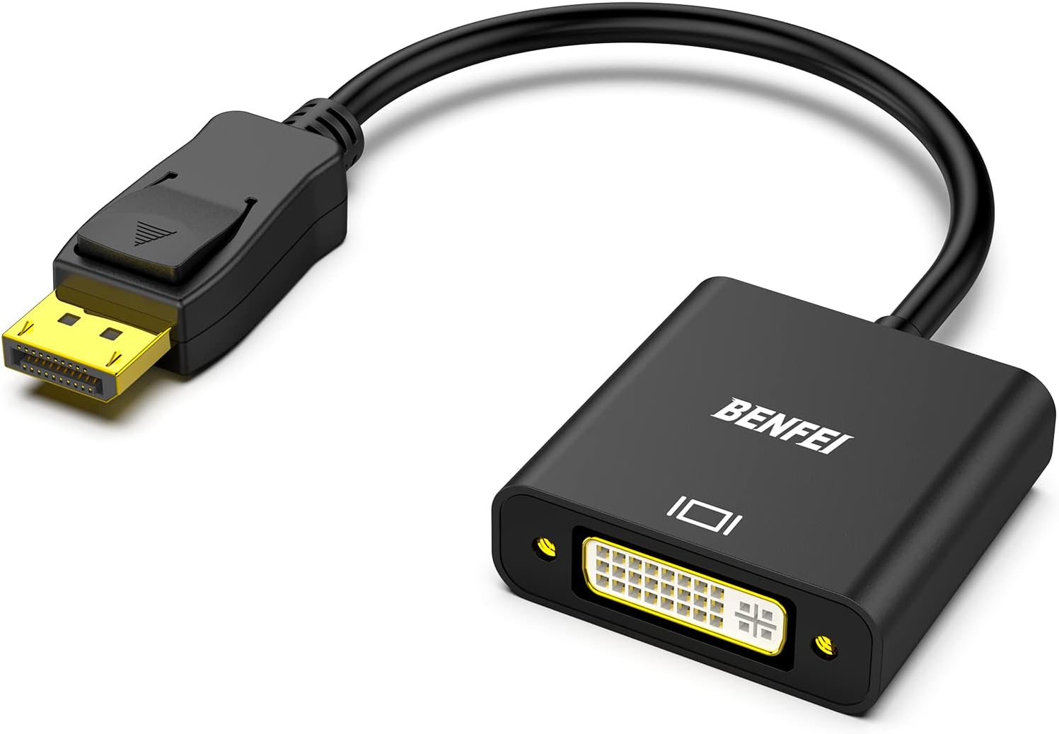 BENFEI DisplayPort to DVI, Gold-Plated DP to DVI Adapter (Male to Female) Compatible for Lenovo, Dell, HP and other brand