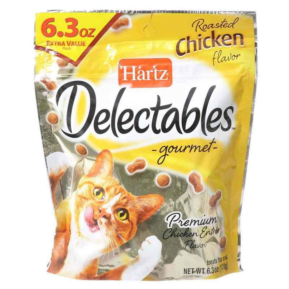 Hartz Delectables Gourmet Cat Treats Roasted Chicken Premium Flavor 6.3 Ounce