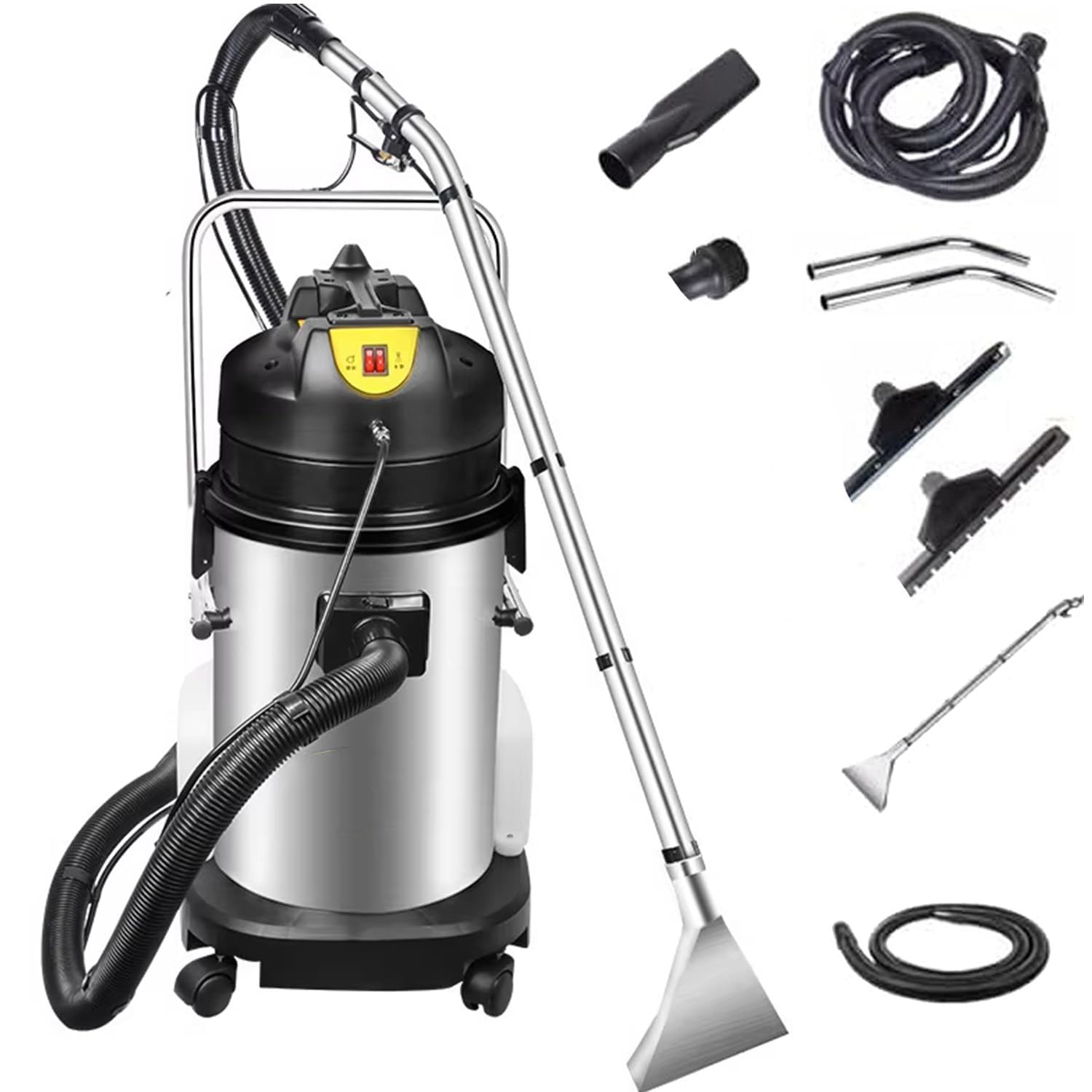 Nettoyeur de tapis commercial pour séchage humide, machine de nettoyage de tapis commercial, machine d'extraction de tapis commercial, aspirateur, pour tapis, canapés,20L