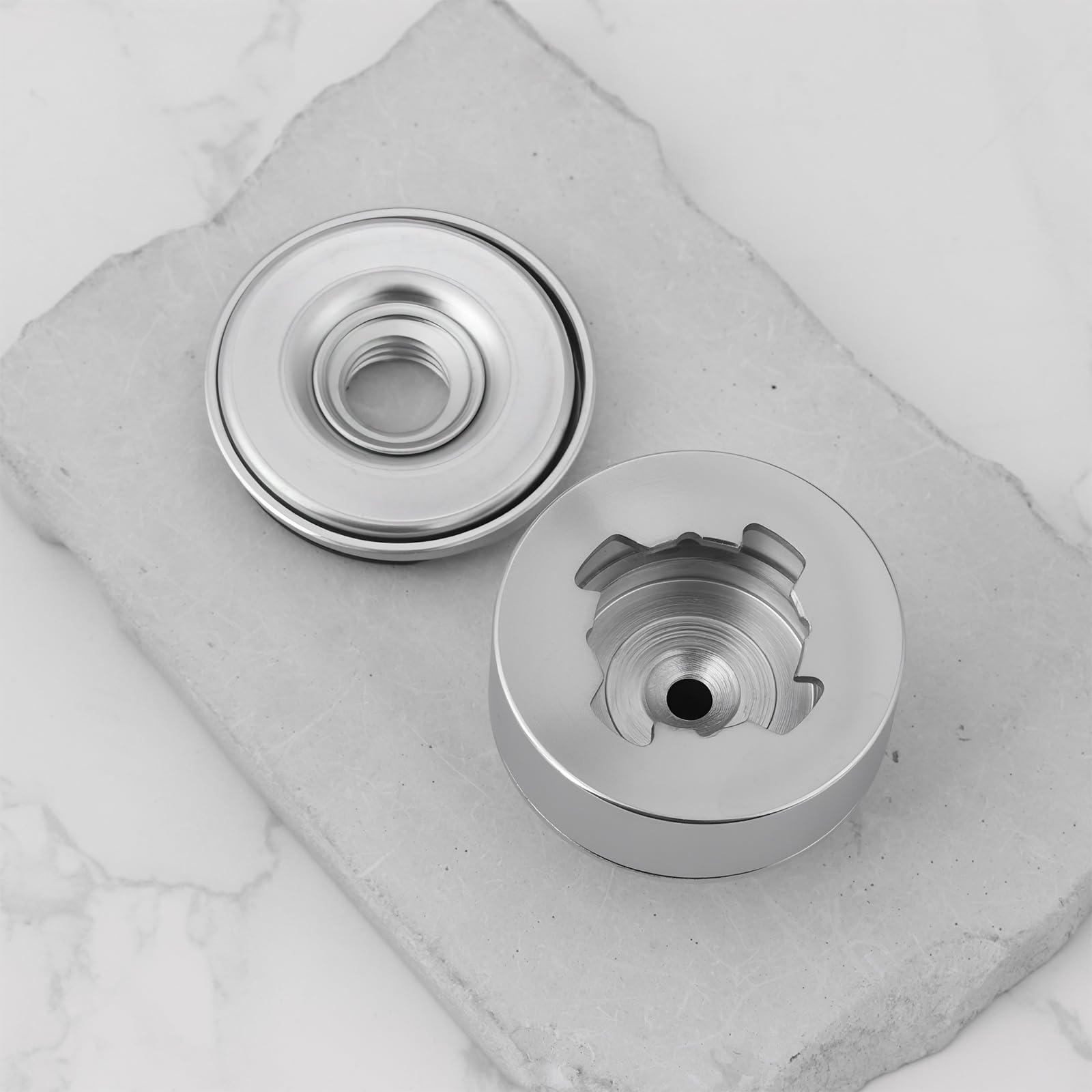 Create idea Adaptateur de Filetage M14 avec écrou à Bride en Acier Carbone Compatible avec Les Meuleuses d'angle X-Lock