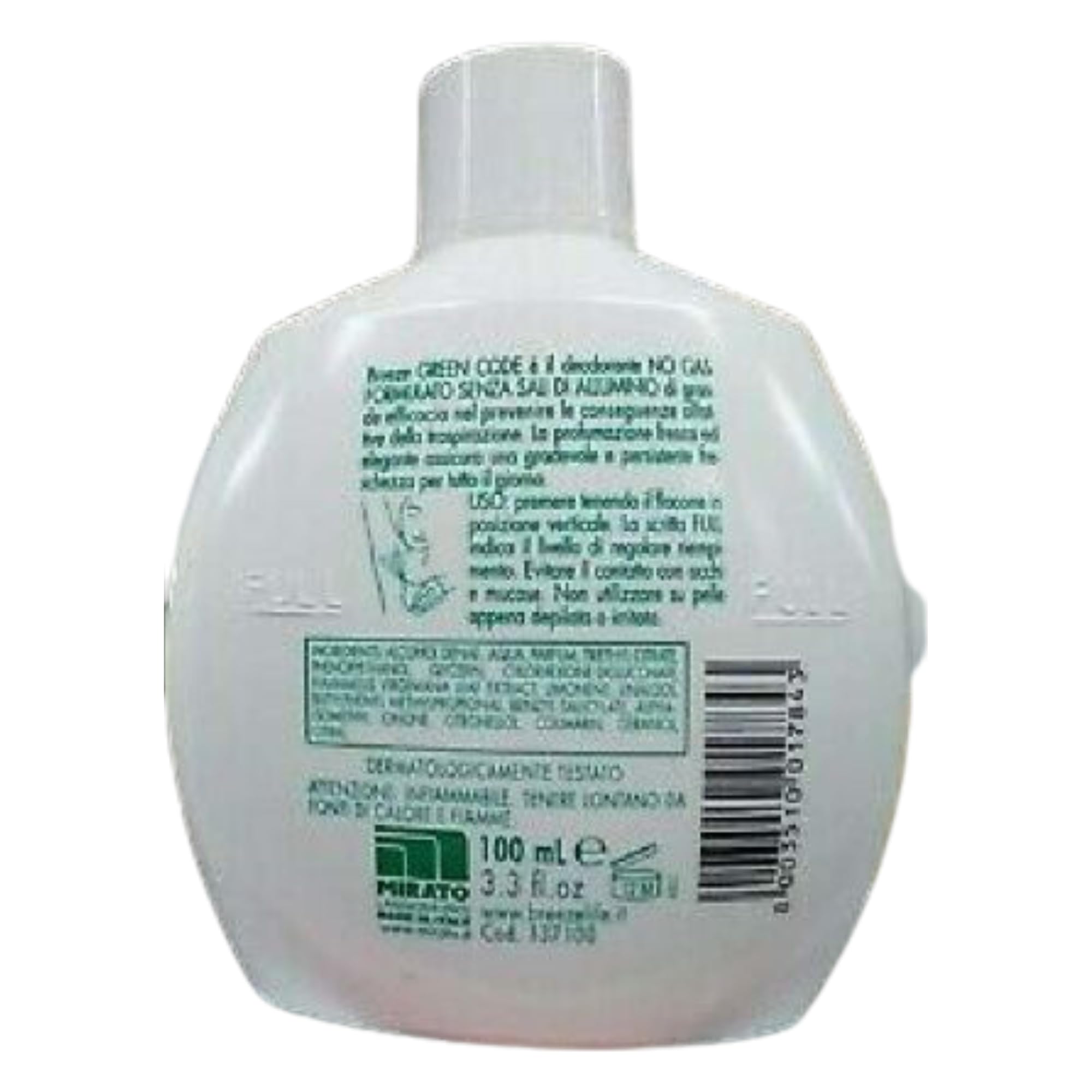 Deodorante Profumato, GREEN CODE, No Gas, Formulato Senza Sali Di Alluminio 100ml (6 Unità)