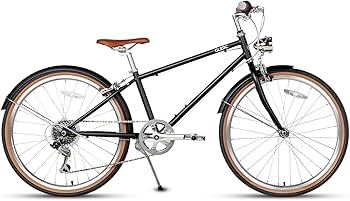 自転車 シティサイクル クロスバイク キッズ ジュニア 24シマノ 6段変速新品 NEXTYLE 子供用自転車 24インチ 子ども ジュニア クロスバイク 泥除け