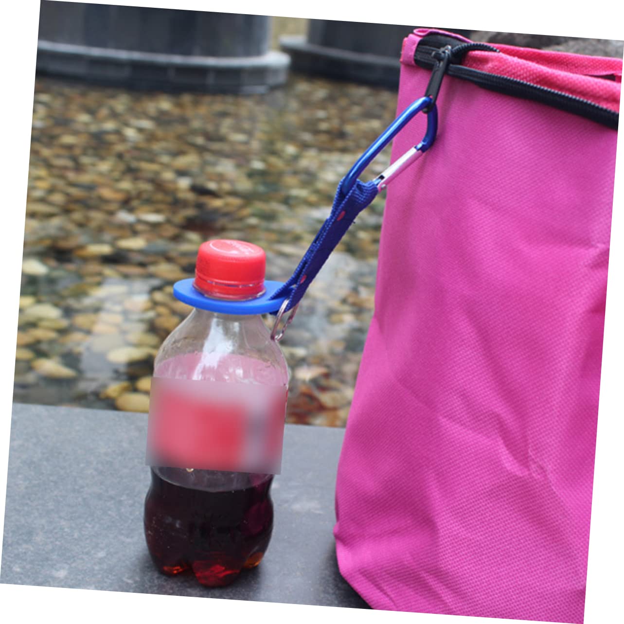 TOYANDONA 3 Sätze Teiliges Tragbarer Getränkebehälter Clip Mit Haken Wasserflaschen Halterung Für Outdoor Aktivitäten Zum Joggen Radfahren Und Camping Zufällige 6 Stück * 3