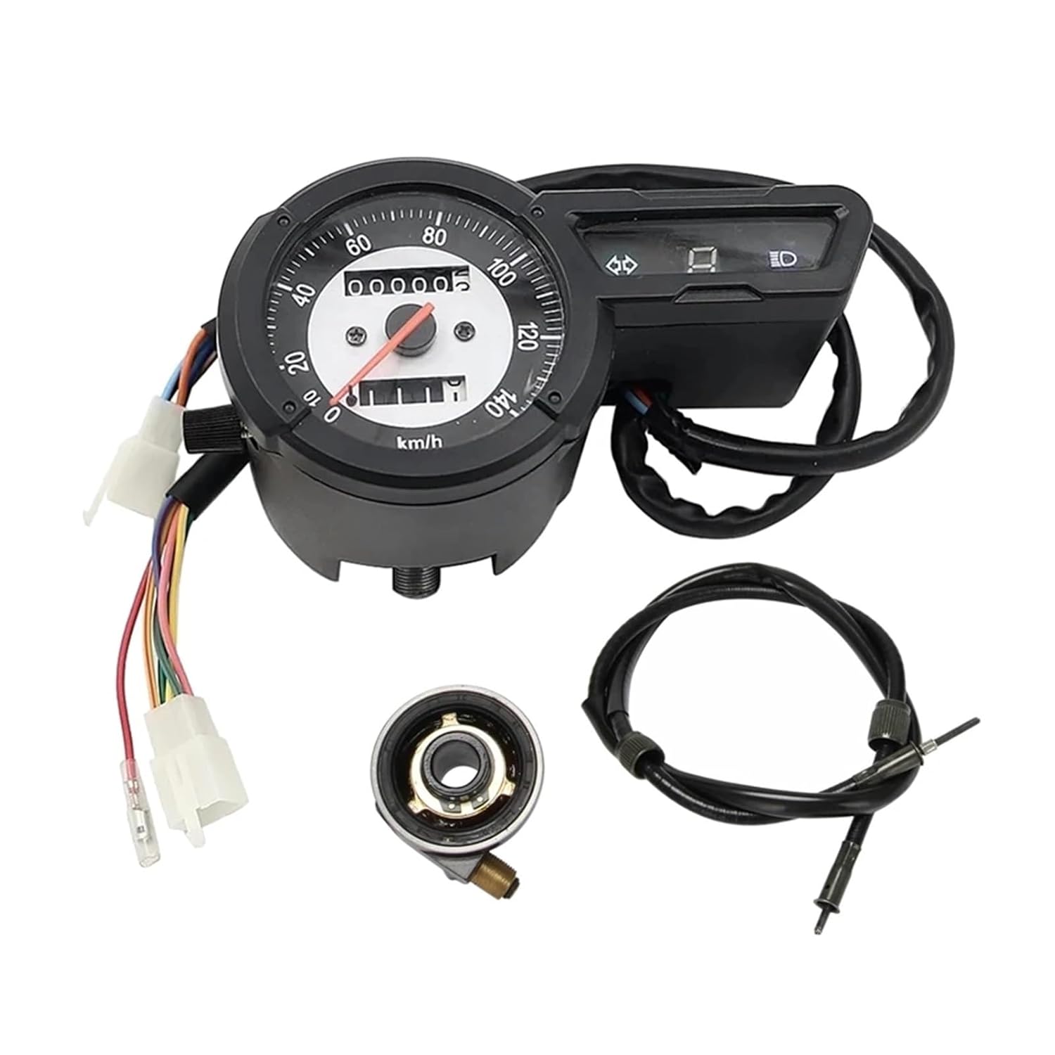 為に ヤ&amp;マハ XG 250 トリッカー XG-250 用ケーブル付きオートバイ デジタル スピードメーター スピードメータ