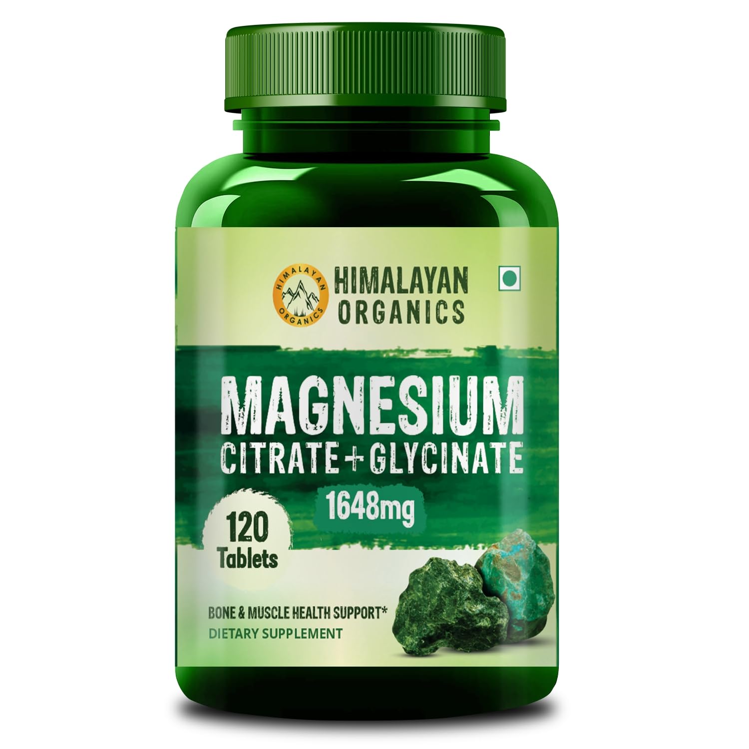 Vlado’s Himalayan Organics Magnesium Citrate + Glycinate + Oxide Complex 1648 mg Supplement For Men And Women | Boost Heart, Nerve & Muscle Health | Good For Strong Bones | Maintain Sugar Level - 120 Vegetarian Tablets (B08FBK997T) Amazon Price History, Amazon Price Tracker