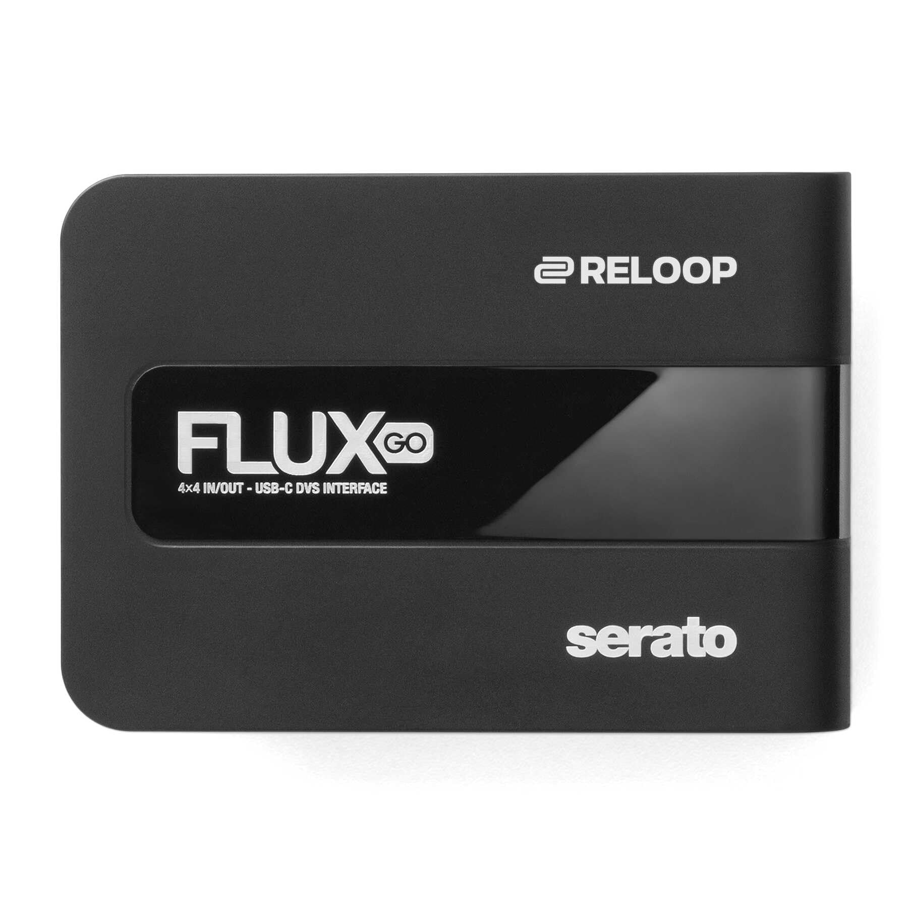 Reloop Flux Go - Interfaccia audio per Serato DJ Pro in formato tascabile, 24 bit (class compliant) per un suono cristallino e una latenza ultra bassa