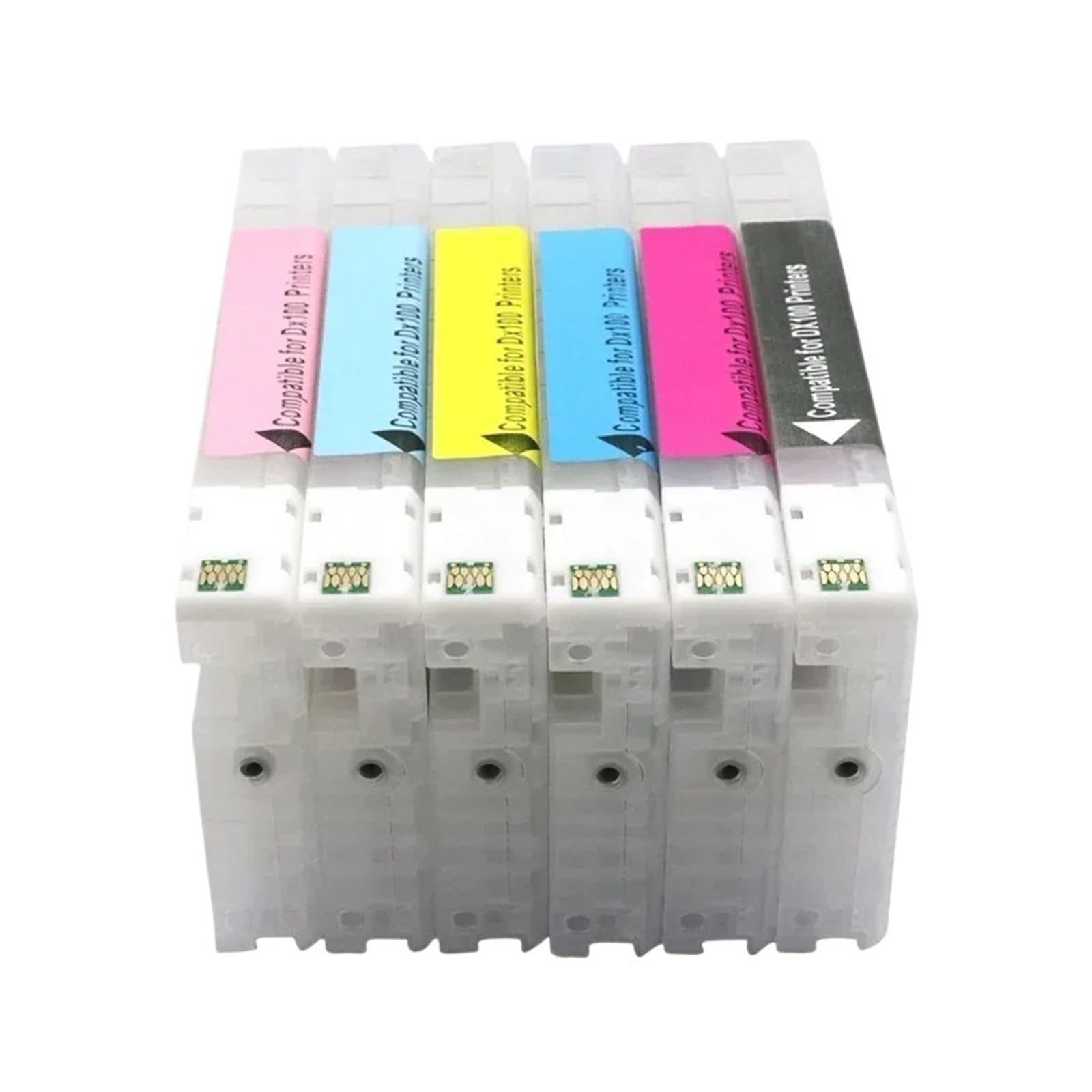 Kompatibel mit Fuji, T7811 T7812 T7813 T7816 Refill Cartridges | 200 ml 6 Farben 1 Satz leere Tintenpatronen for Frontier-s DX100 Drucker