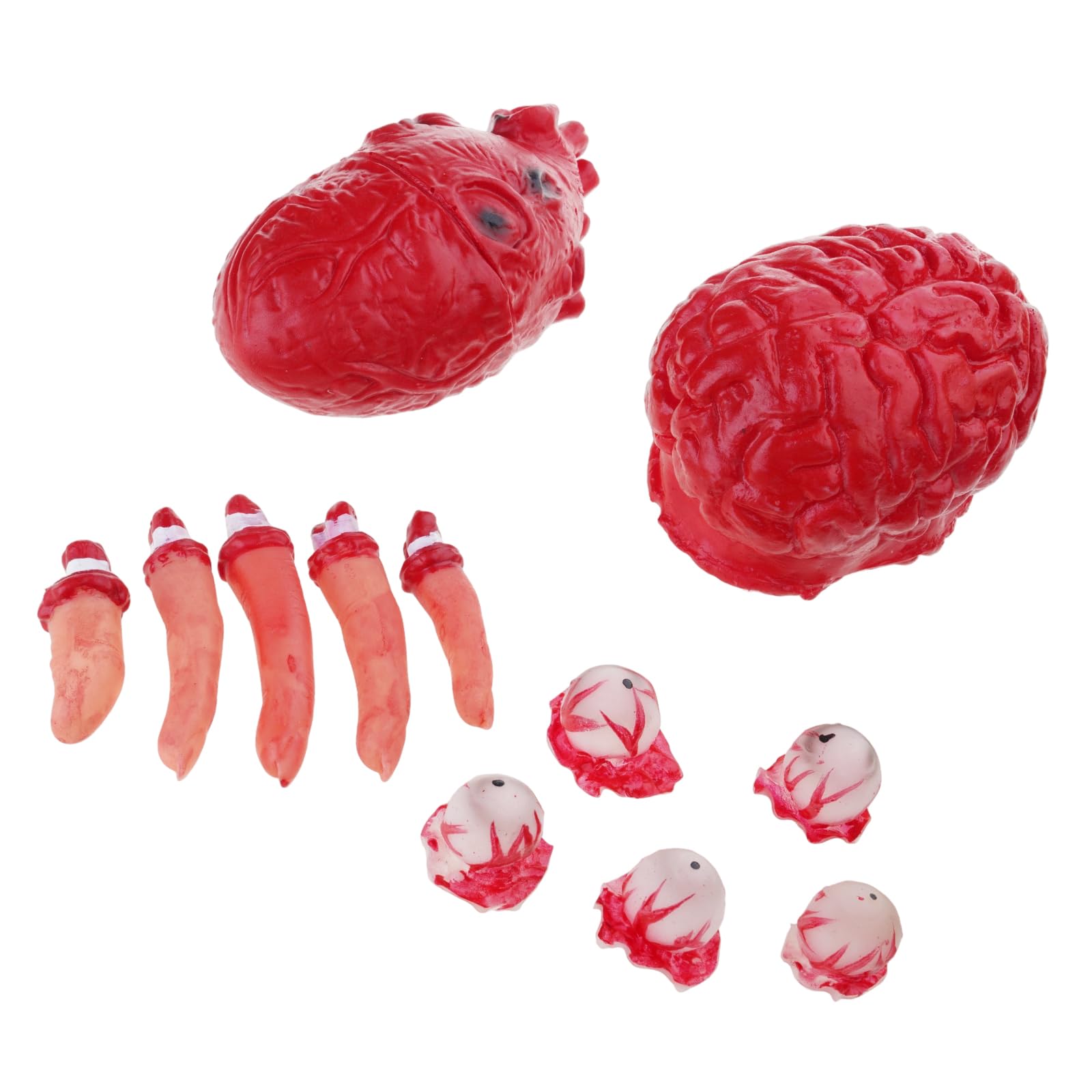 carotoe Artificial Organ Models Fake Heart Eye Finger Halloween Scary Decor Props Halloween Decorations