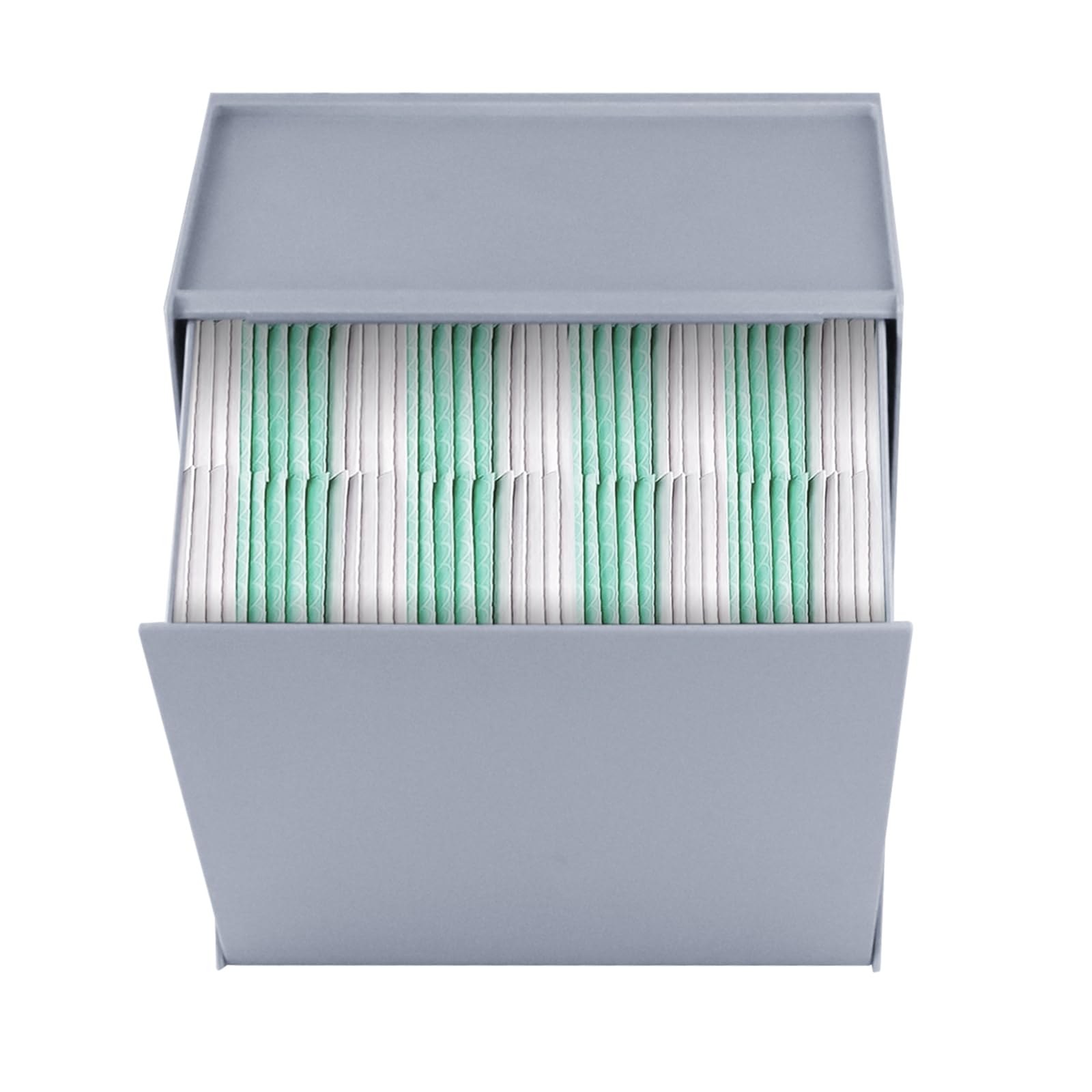 XuezoioyPad and Tampon Organizer for Bathroom,Plastic Gray Sanitary Napkin Storage Container 9.44x7.99x4.92 inches Sanitary Pad Holder for Women Bathroom,Feminine Products Organizer