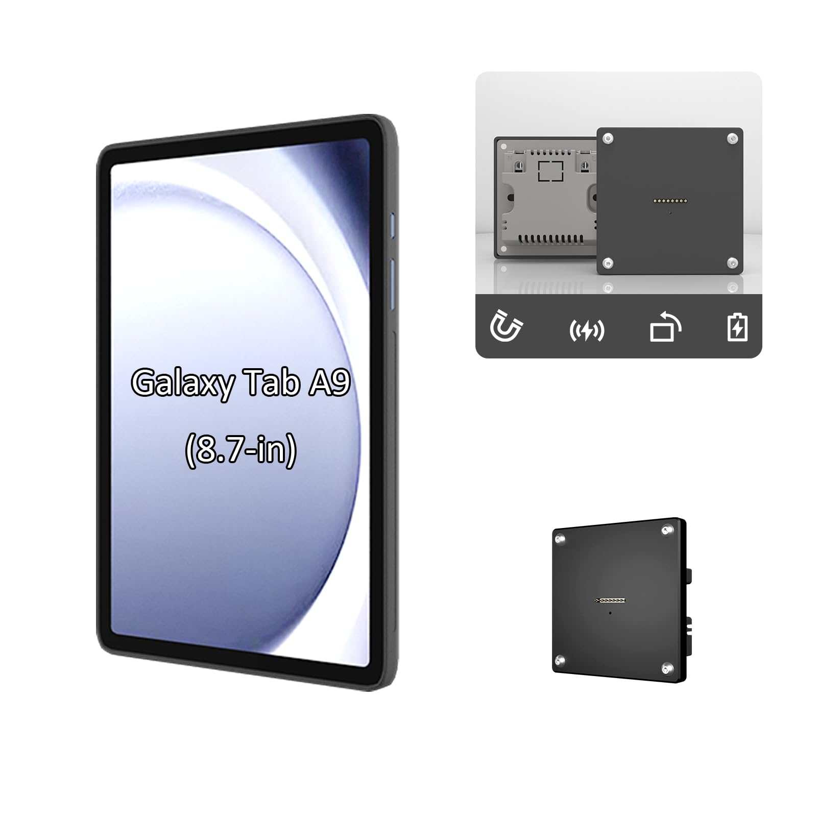 Amazon.com: Zilvex Wall Mount Charging Kit for Samsung Galaxy Tab