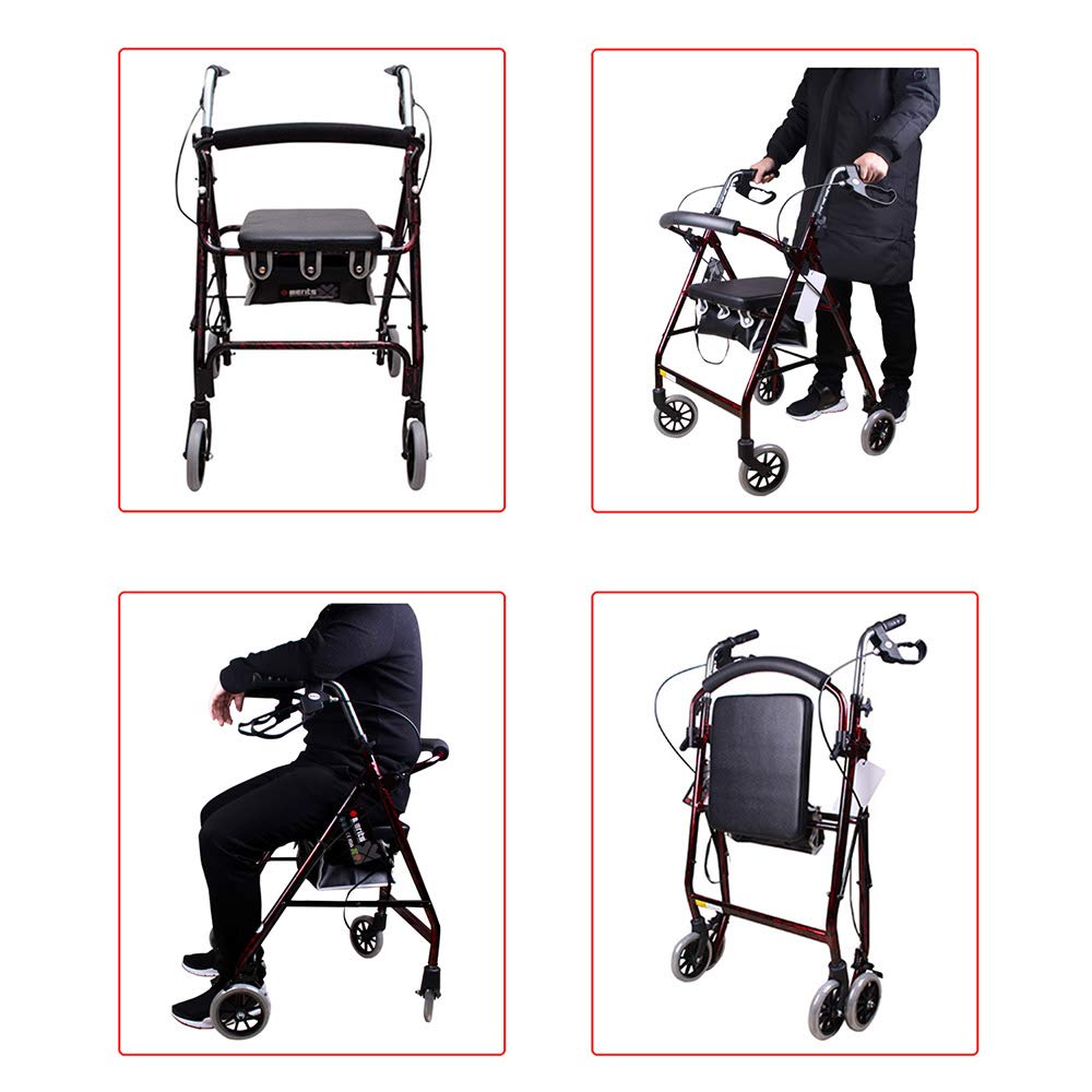 Equate Rolling Walker For Seniors, Rollator Walker With, 59 OFF