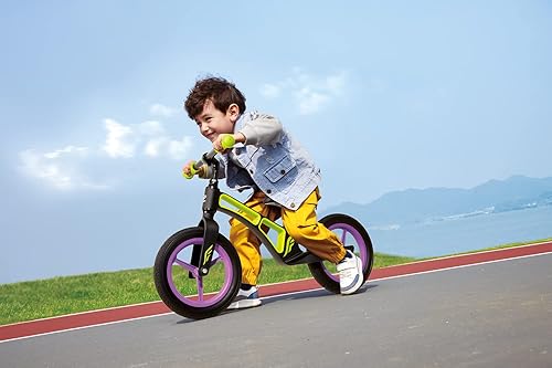 Miniatura 2 de Hape Bicicleta de equilibrio ultra ligera marco de magnesio para niños de 3 a 5 años  Neumáticos de poliuretano sin planos de 12 pulgadas  Manillar