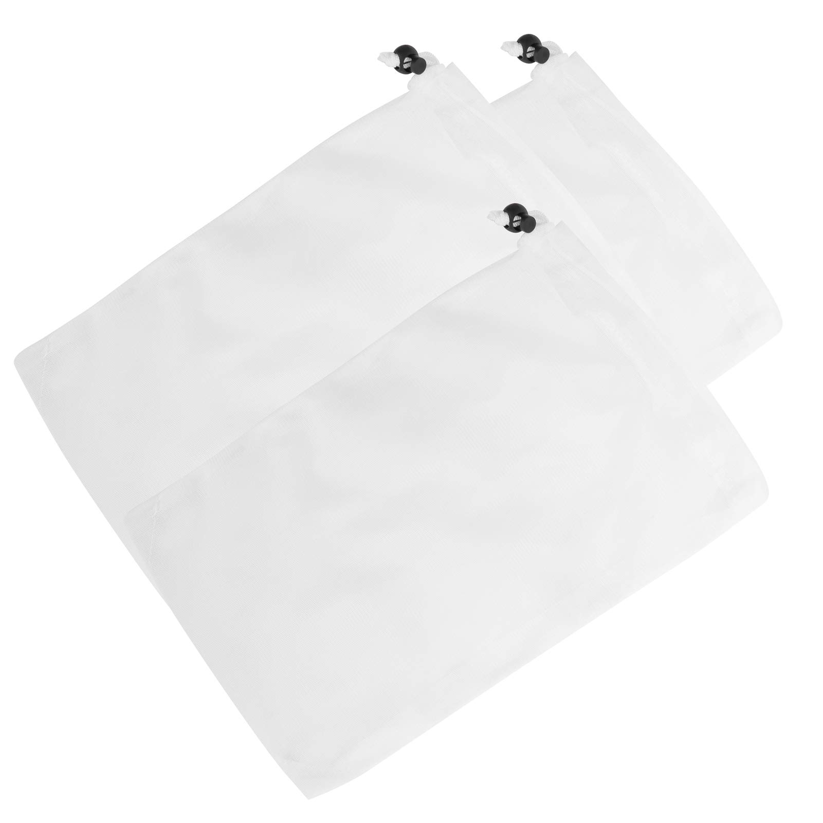 Pool-Staubsauger Filterbeutel – 6 Stück, Feines Netz Mit Kordelzug, 32x22 Cm, Für Poolreiniger & Teiche