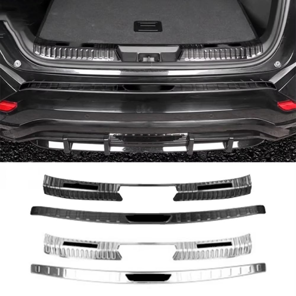 Protezione Paraurti Posteriore Posteriore Tronco Striscia Soglia Compatibile con per BYD Seal U DM-I 2023-2026,A-Silver